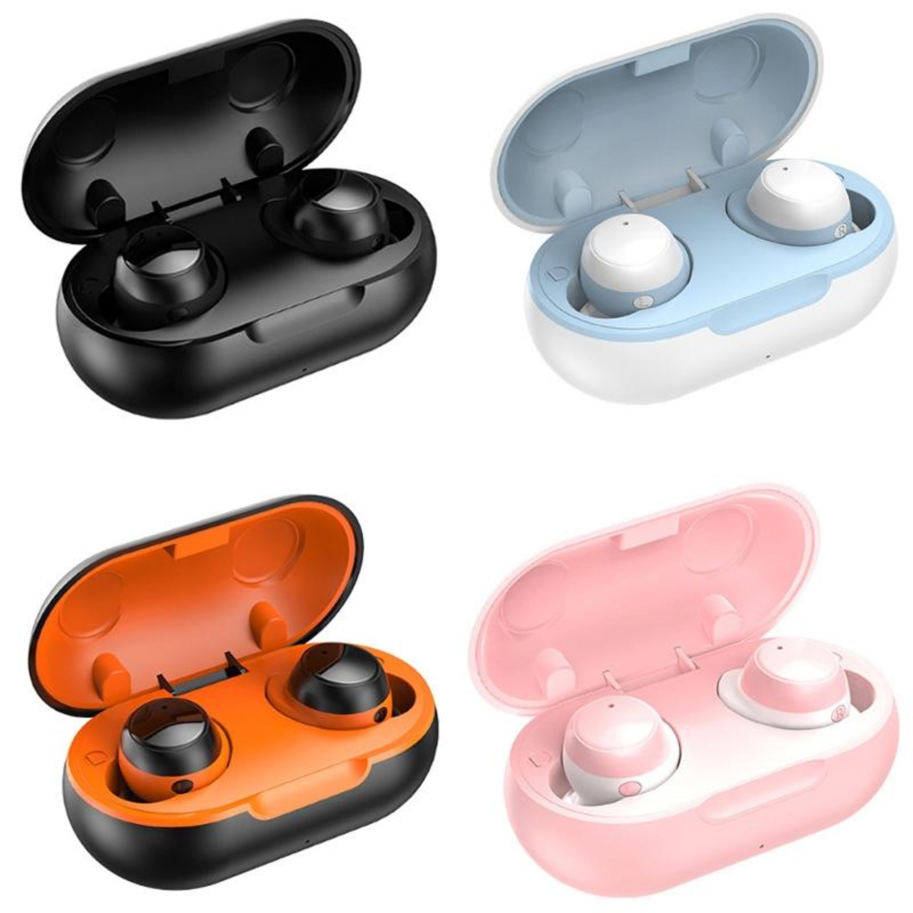 tws 22 bluetooth earbuds with noise cancelling, ipx7 waterproof sports headphones