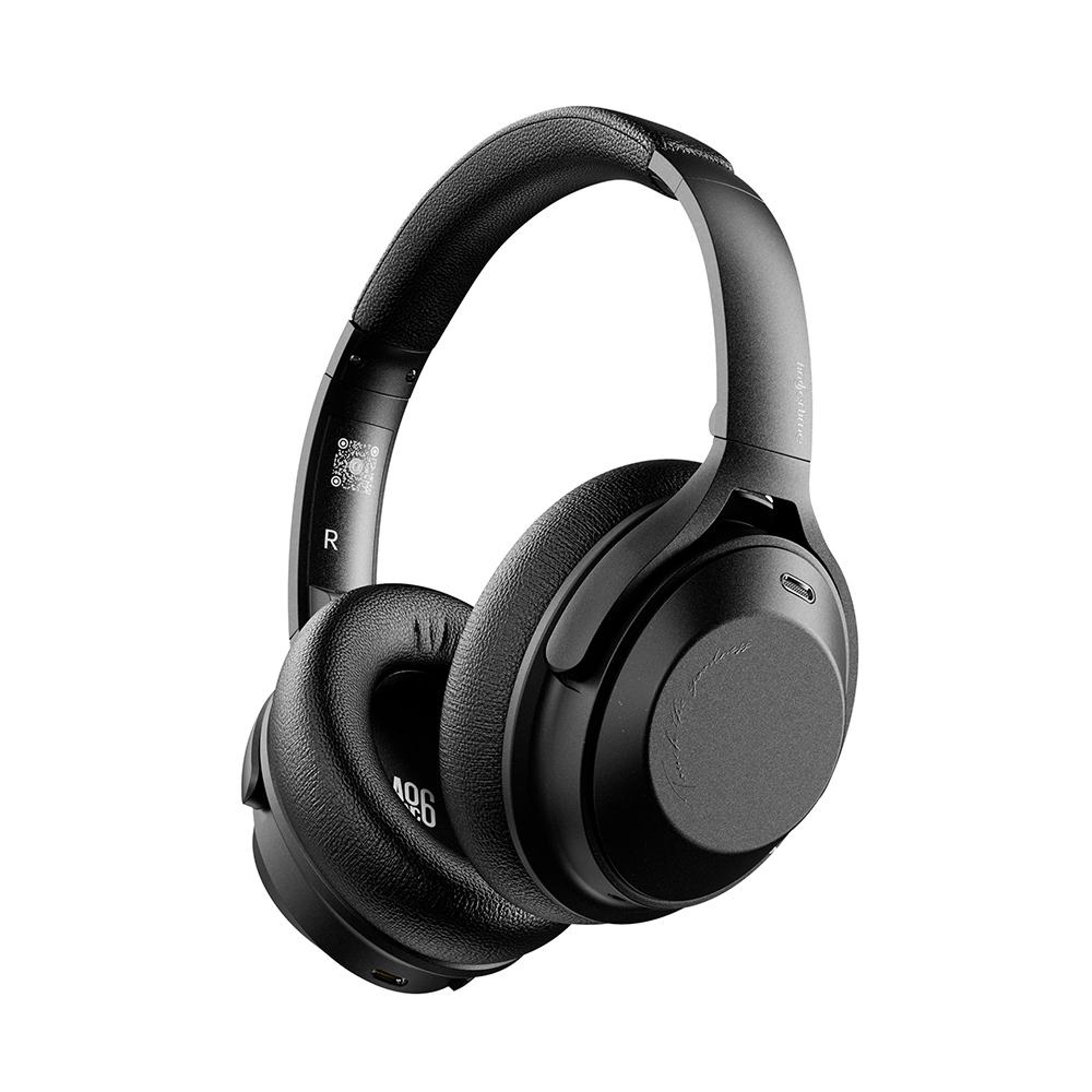 a06 wireless anc headphones with bluetooth 5.3 over ear noise canceling headset