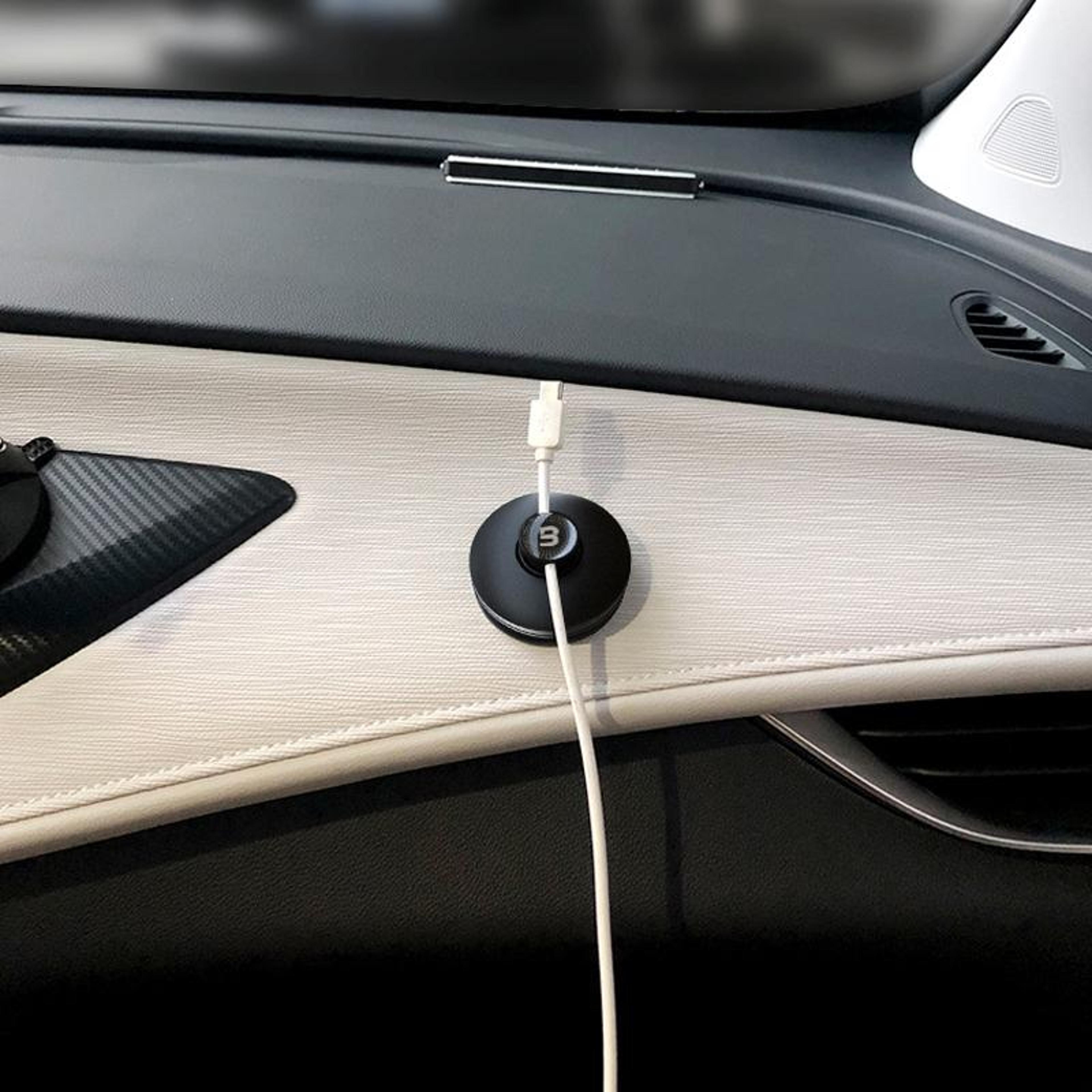 ben jack magnetic cable organizer clips for desk wire management & headphone cord holder