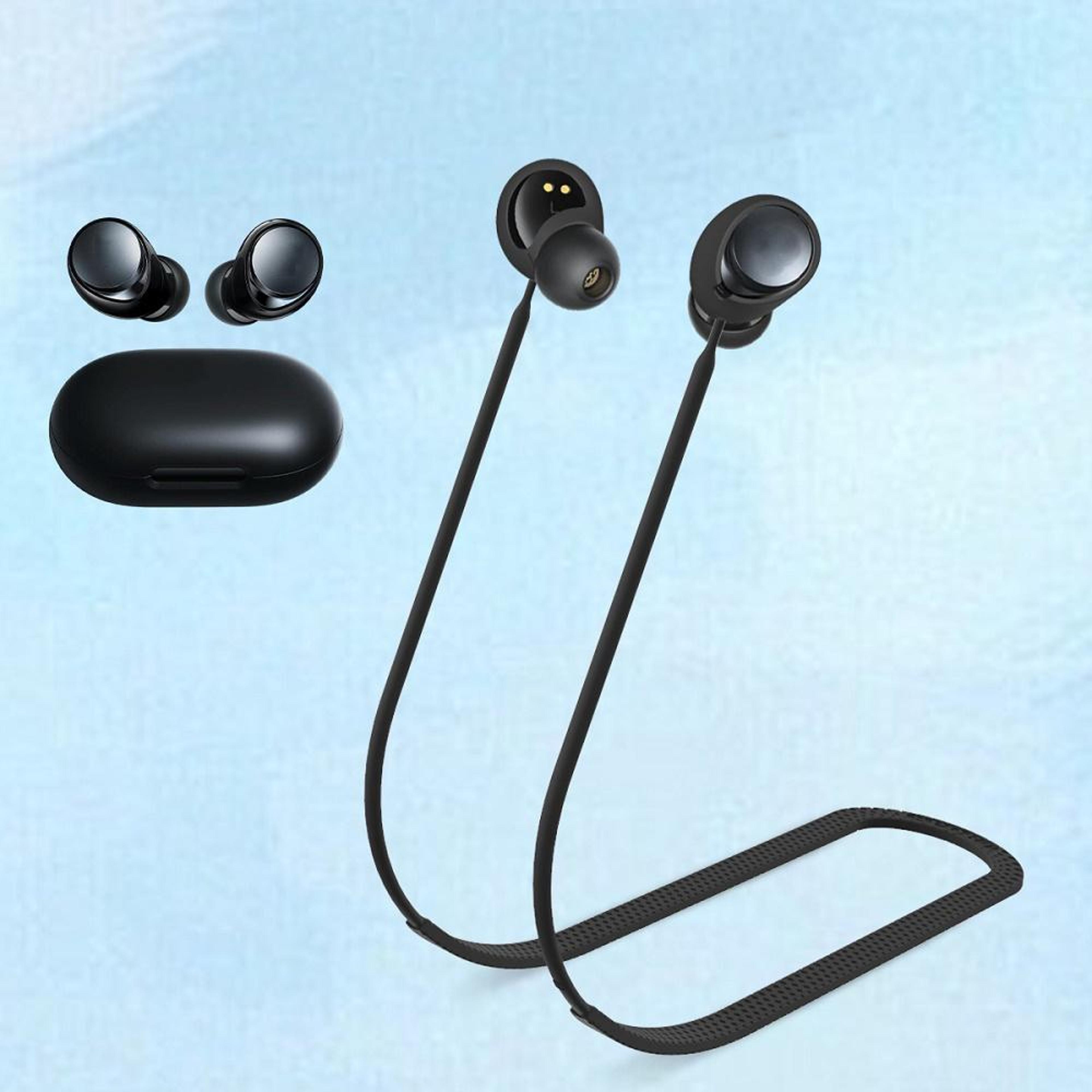 soundcore space a40 anti lost silicone strap with waterproof protective earbud holders
