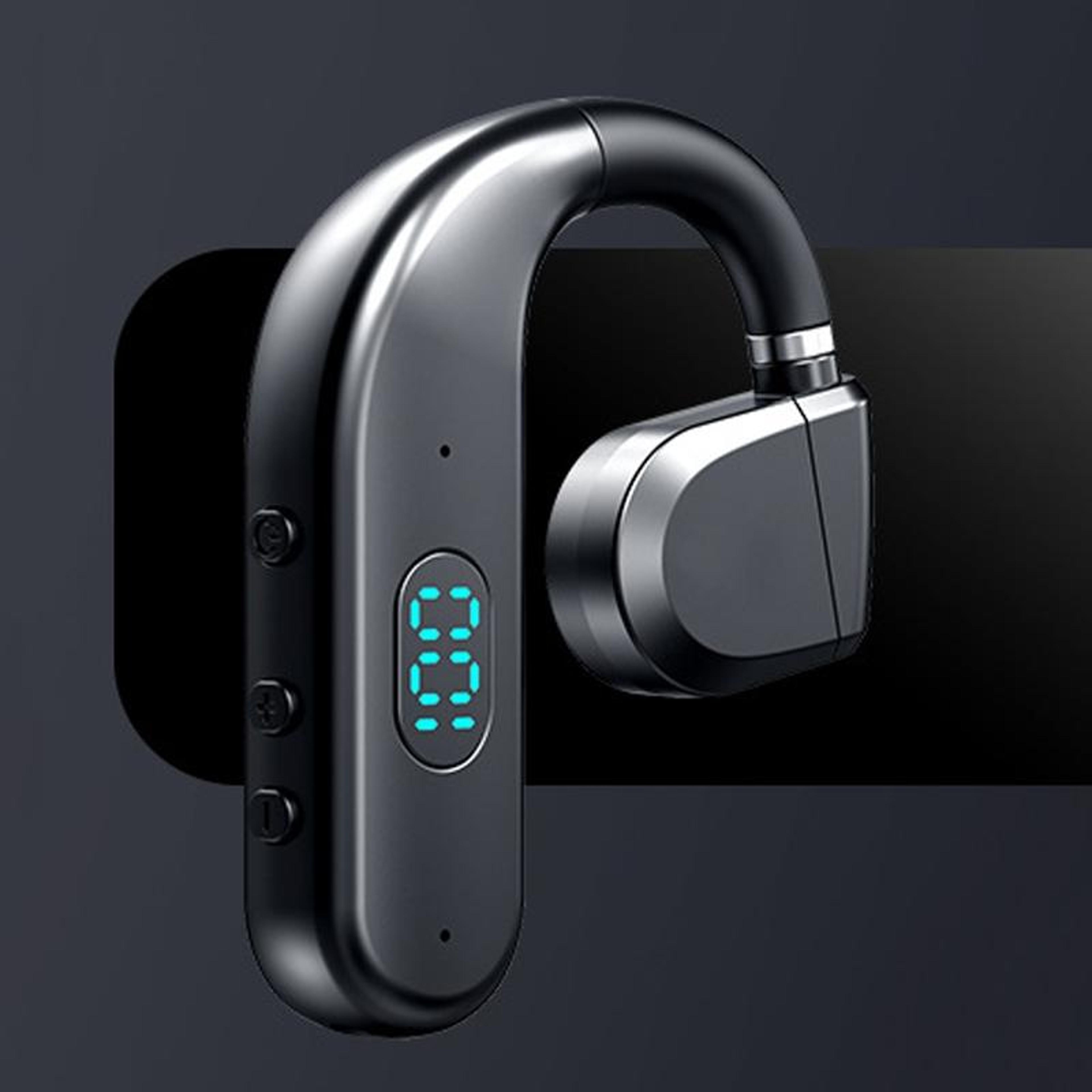 t50 bluetooth 5.3 open ear wireless earbud with digital display & noise reduction