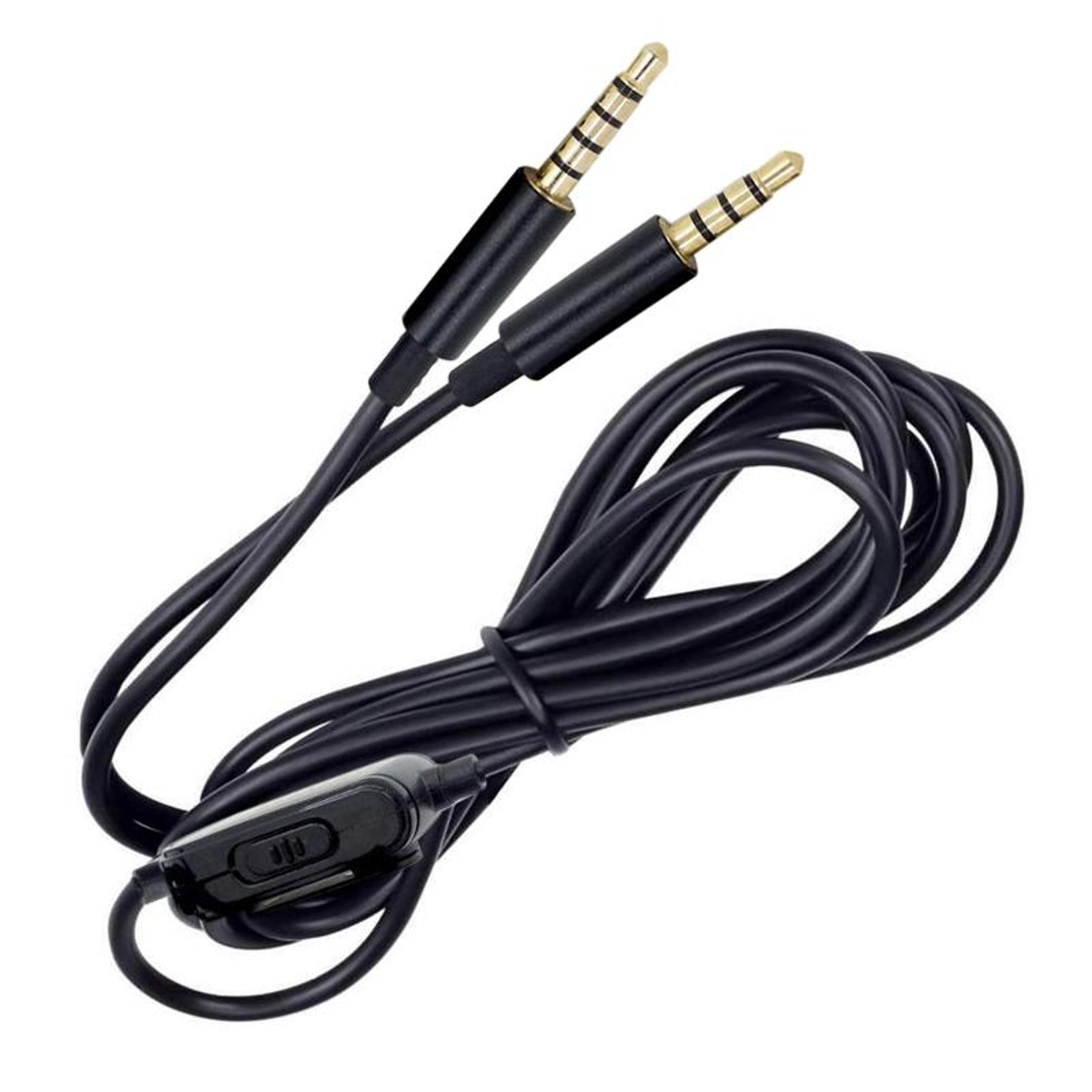astro a10 a40 gaming headset replacement cable with volume control & mute for logitech astro headsets