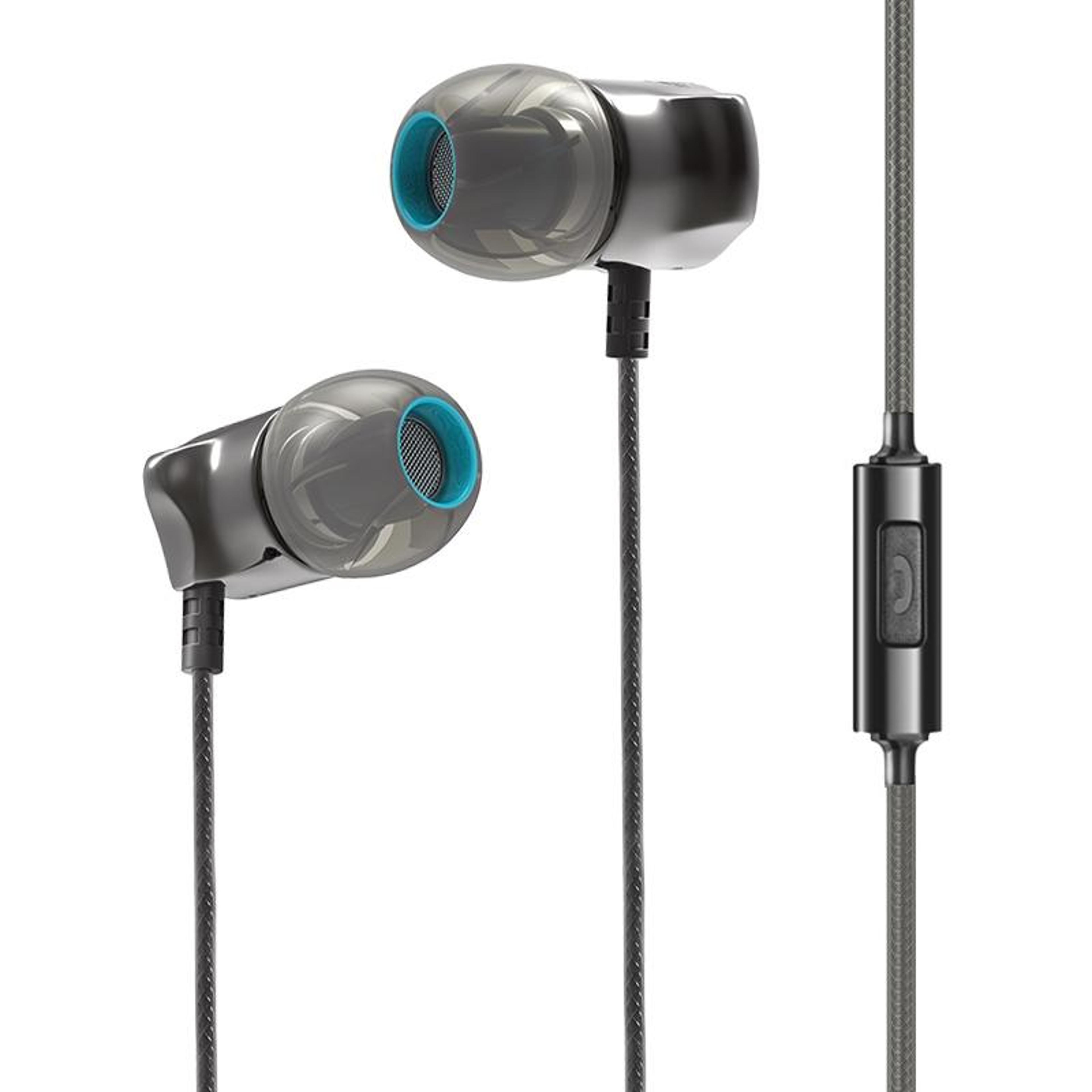 qkz all metal in ear headphones with mic for sports, gaming & daily music