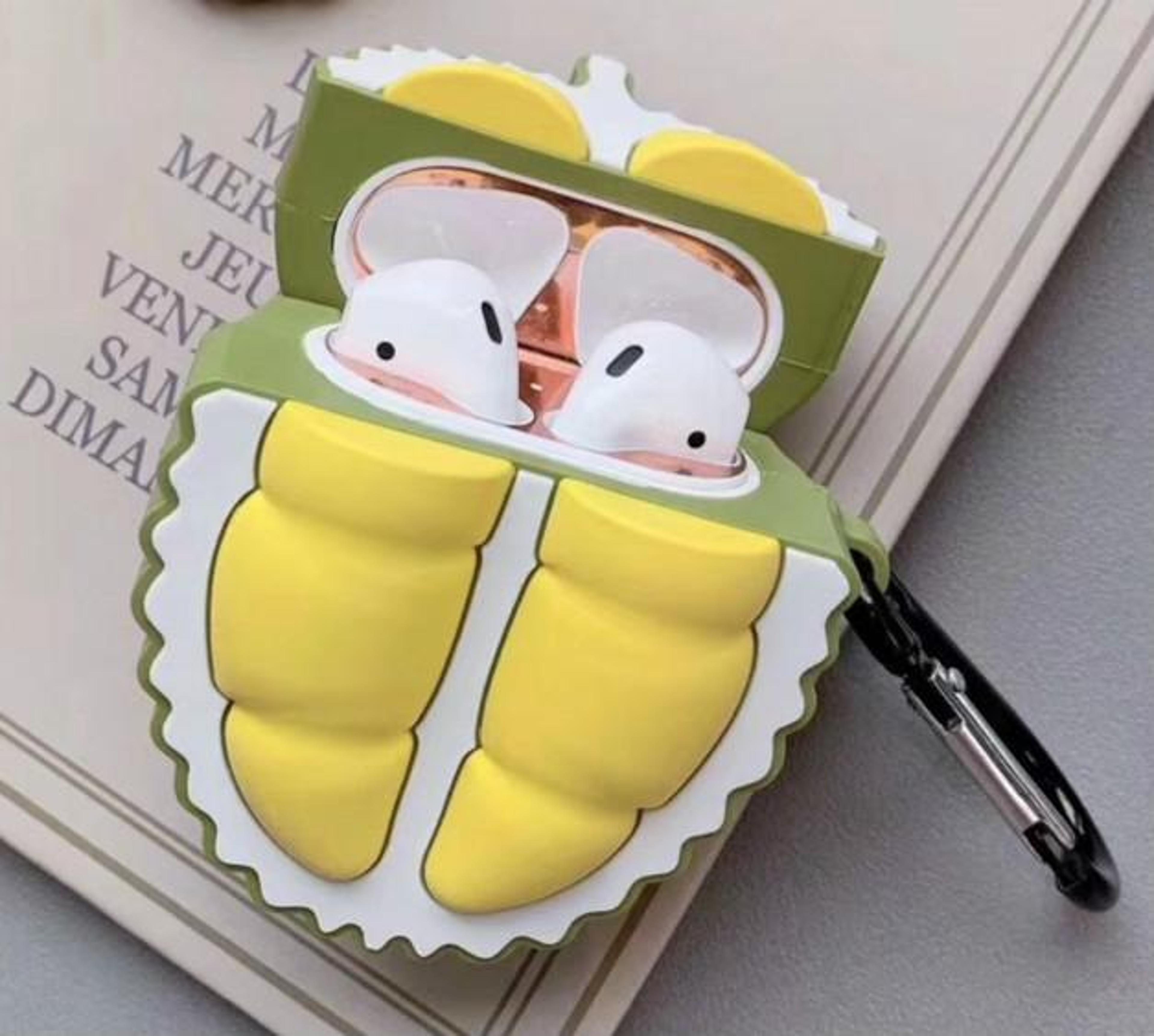 durian airpods case cover for apple airpods 1/2 with cute protective wireless earbud holder