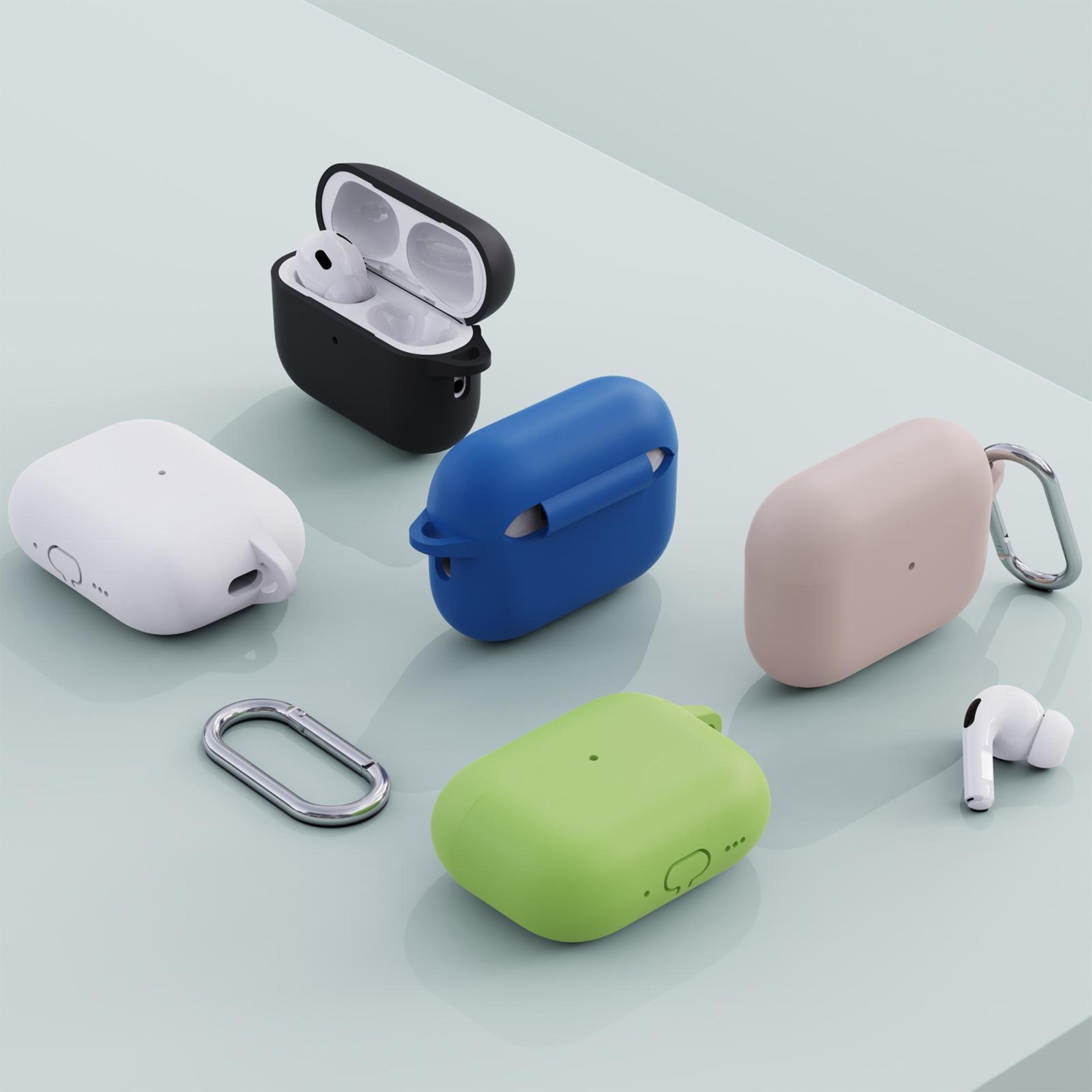 silicone airpods pro 3 case cover with hook and shockproof protection