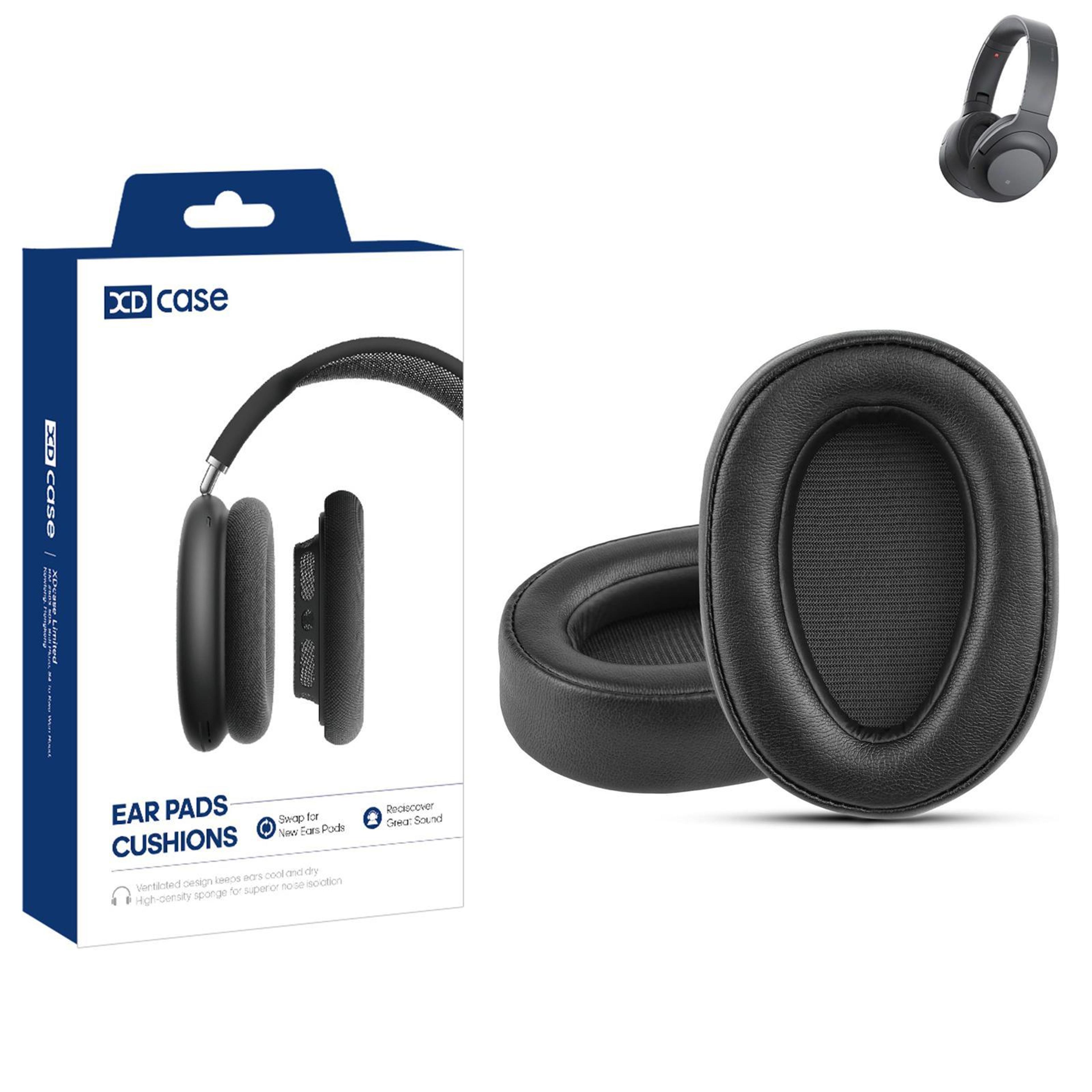 xdcase replacement ear pads for sony wh h900n & mdr 100abn with memory foam and protein leather