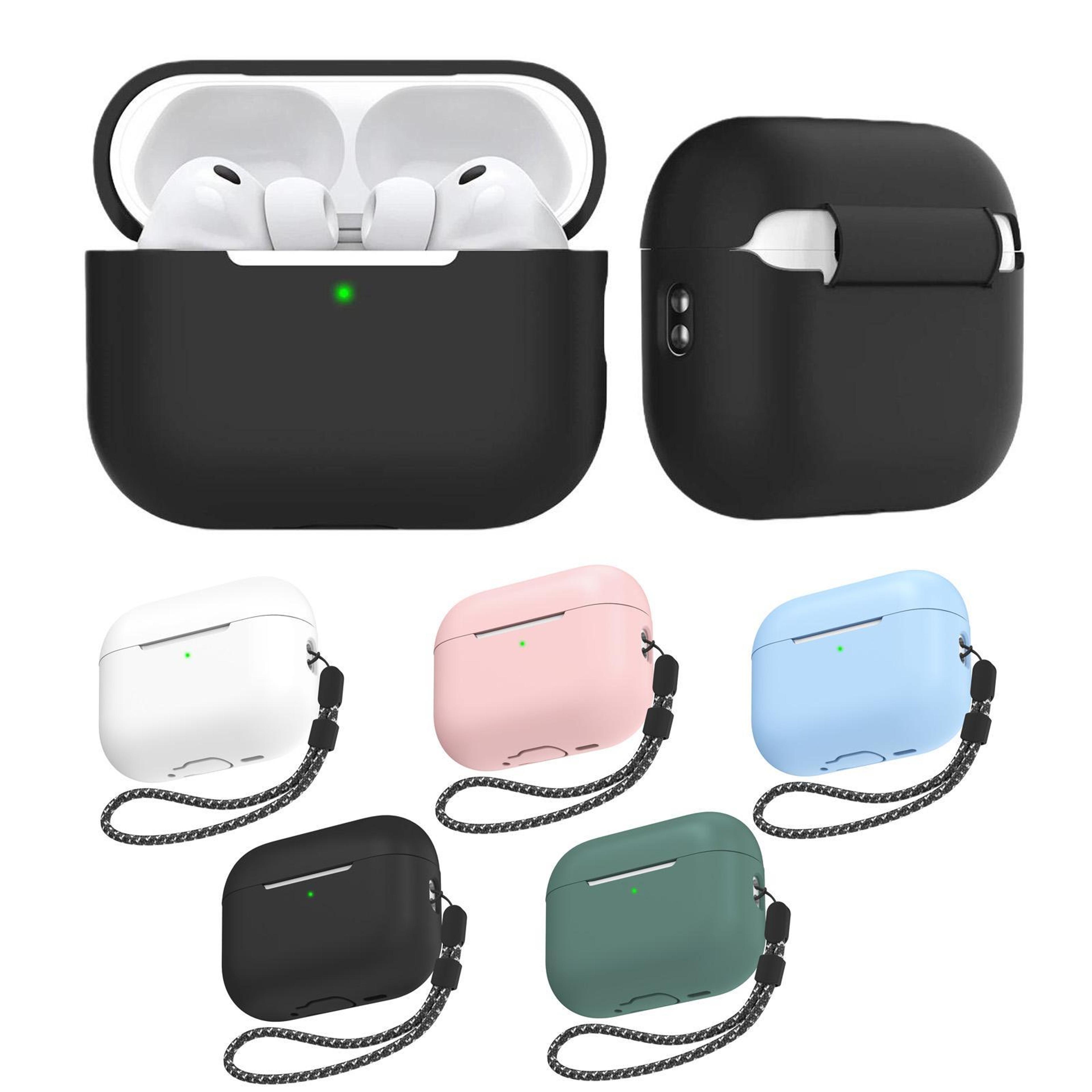 ahastyle silicone airpods pro 3 case with lanyard shockproof wireless charging cover