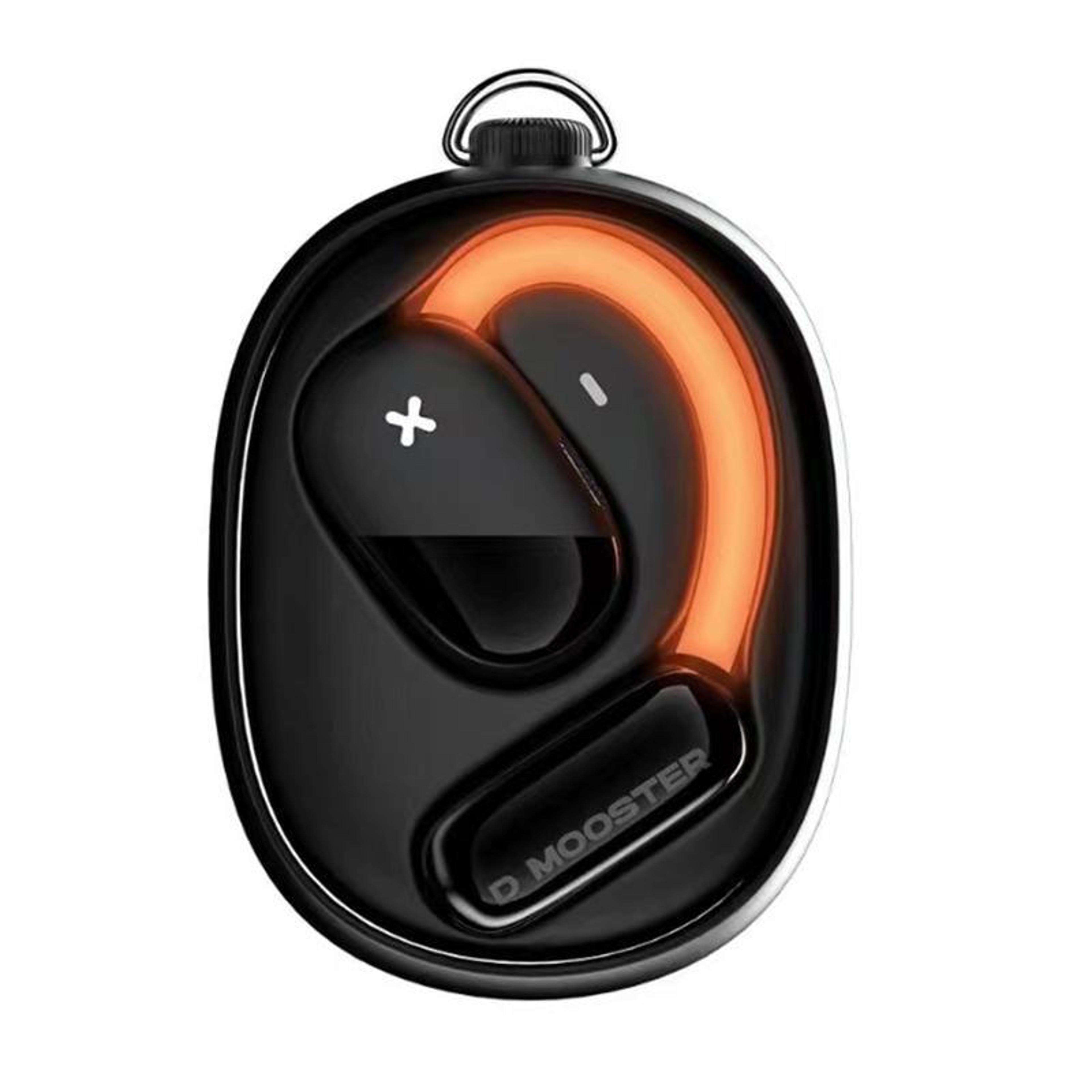 dmooster d72 open ear bluetooth 5.4 earbuds with anc noise reduction and led sports design