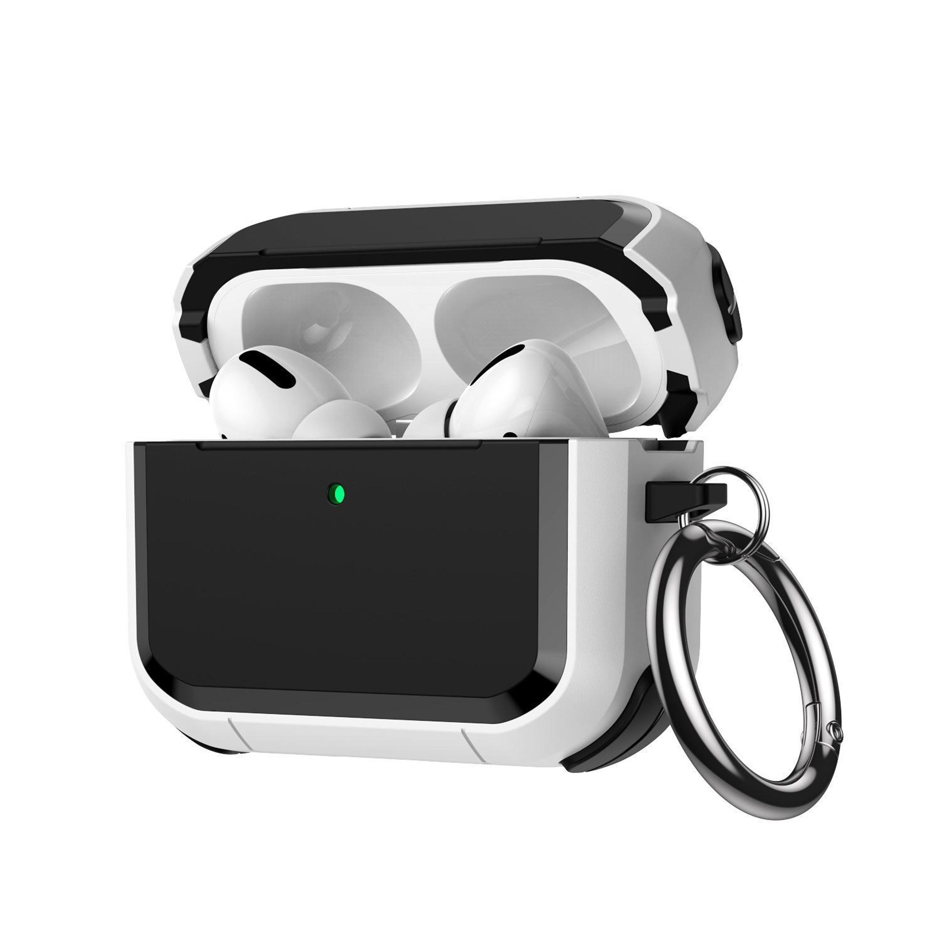 armorshield airpods pro 3 case with carabiner shockproof tpu pc protective cover