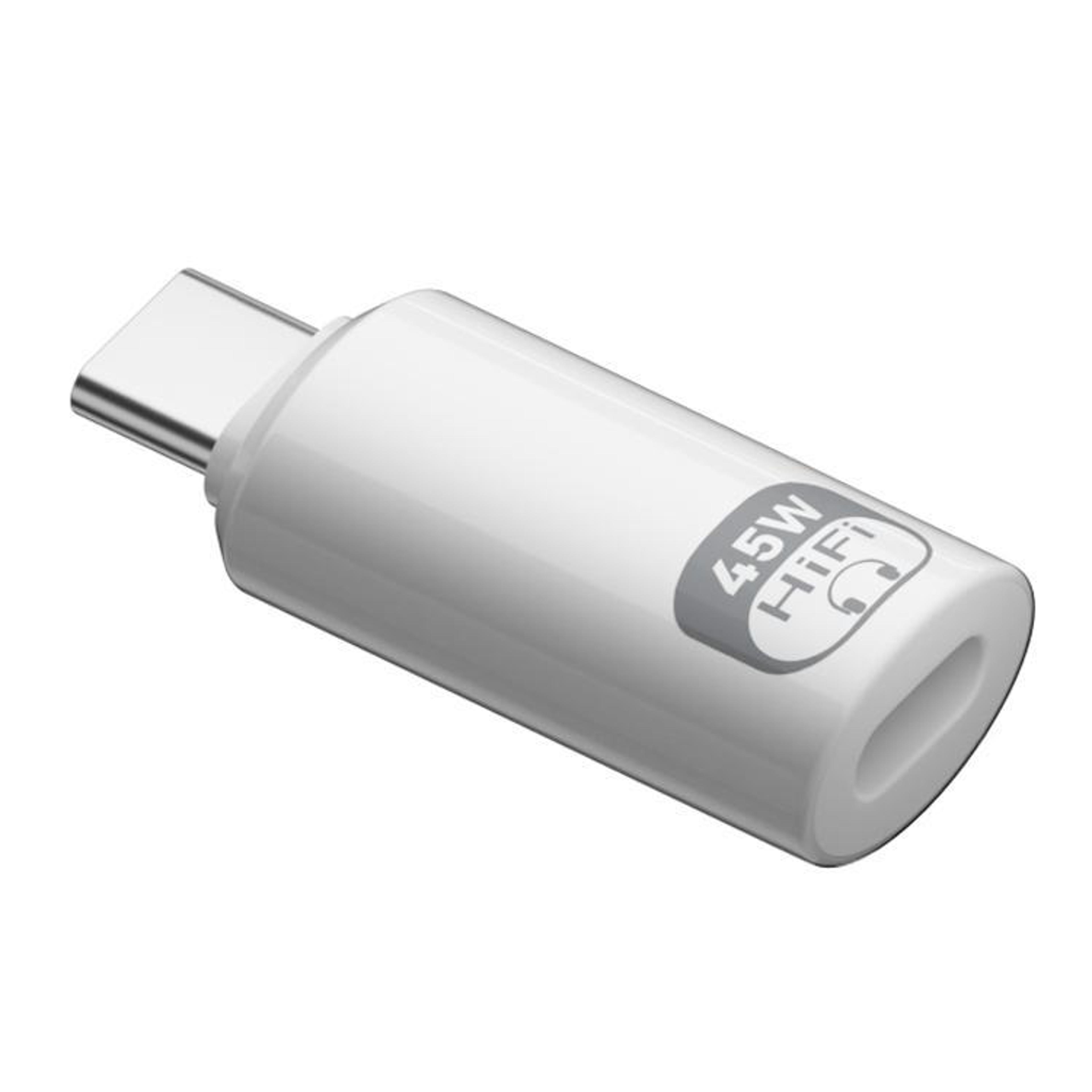45w usb c to lightning audio & fast charging adapter