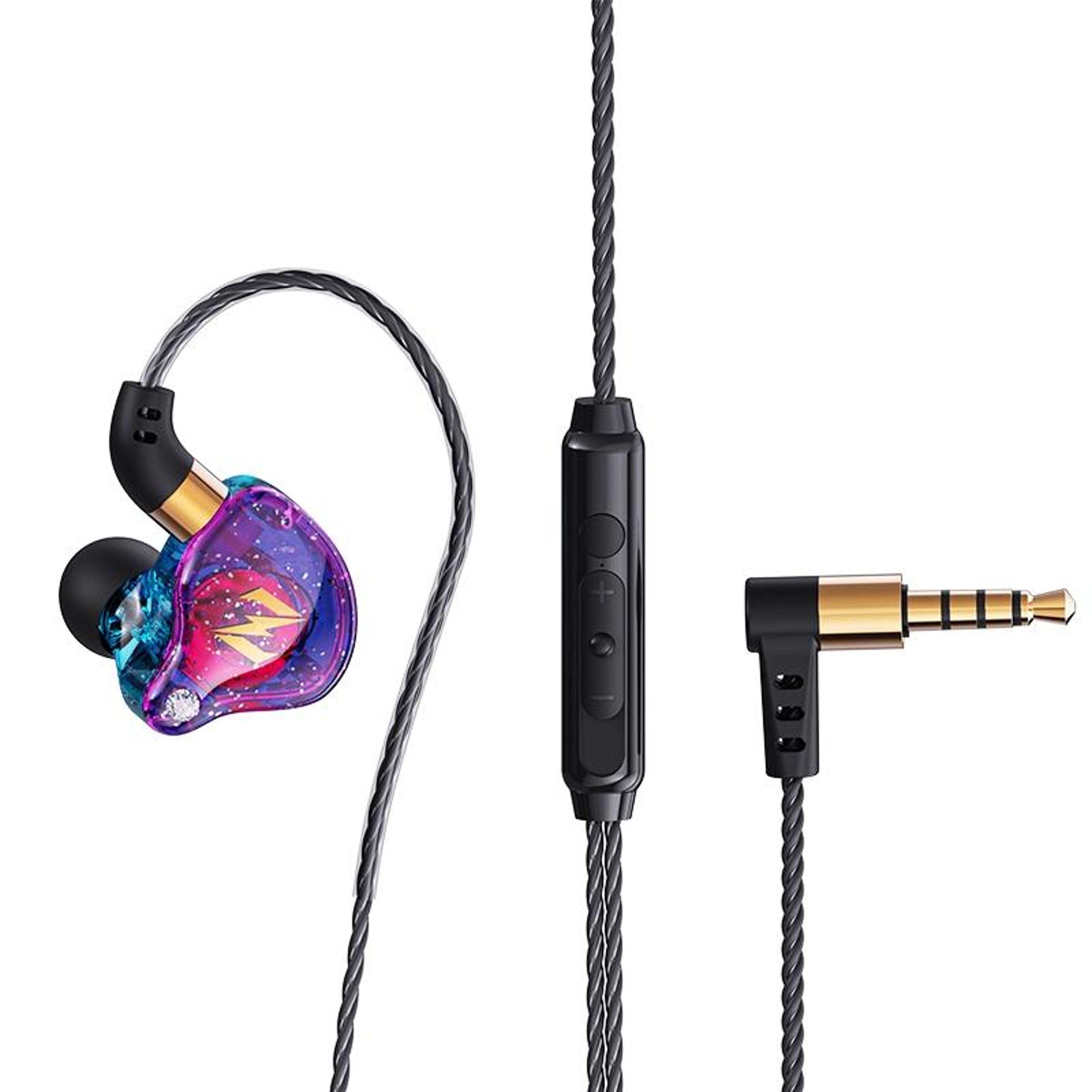 qkz zen wired in ear sports earbuds with mic and deep bass noise isolation