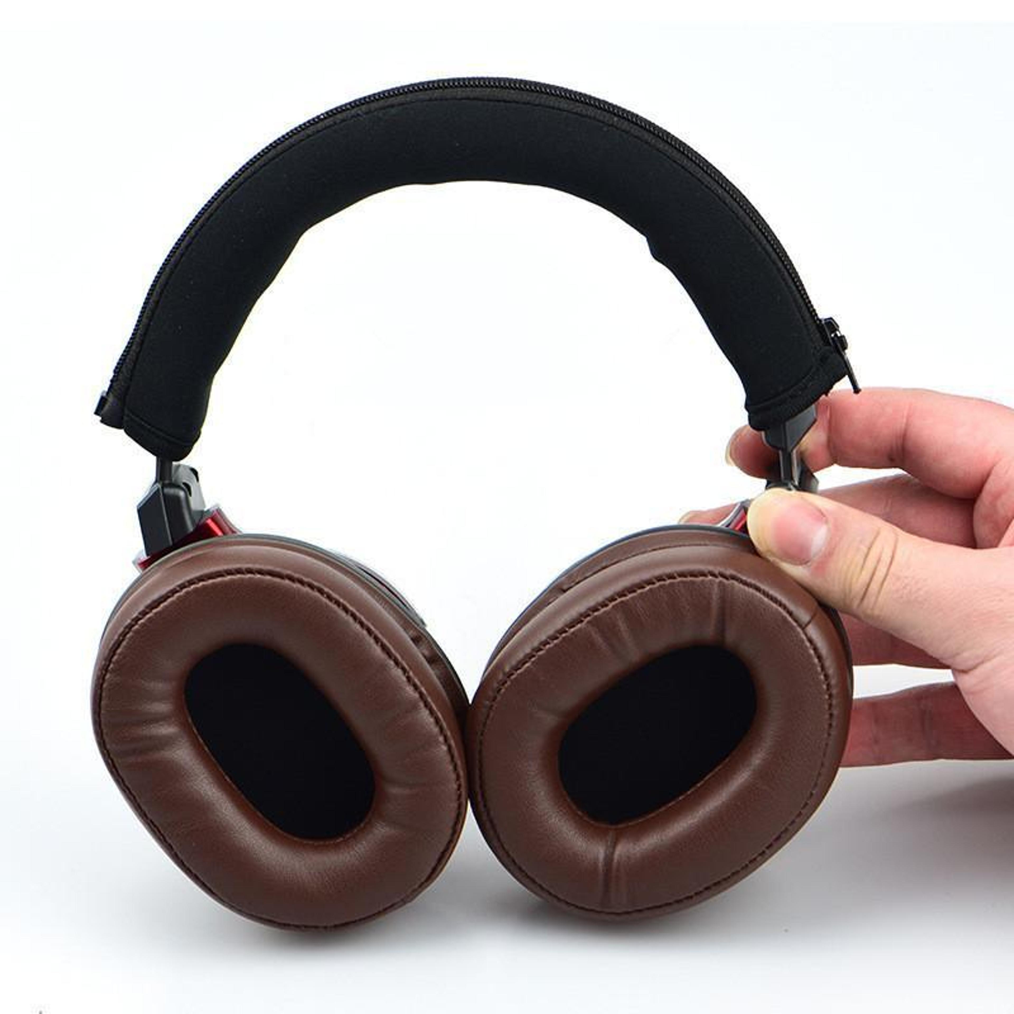 audio technica ath msr7 headband cushion pad with zipper soft neoprene replacement cover