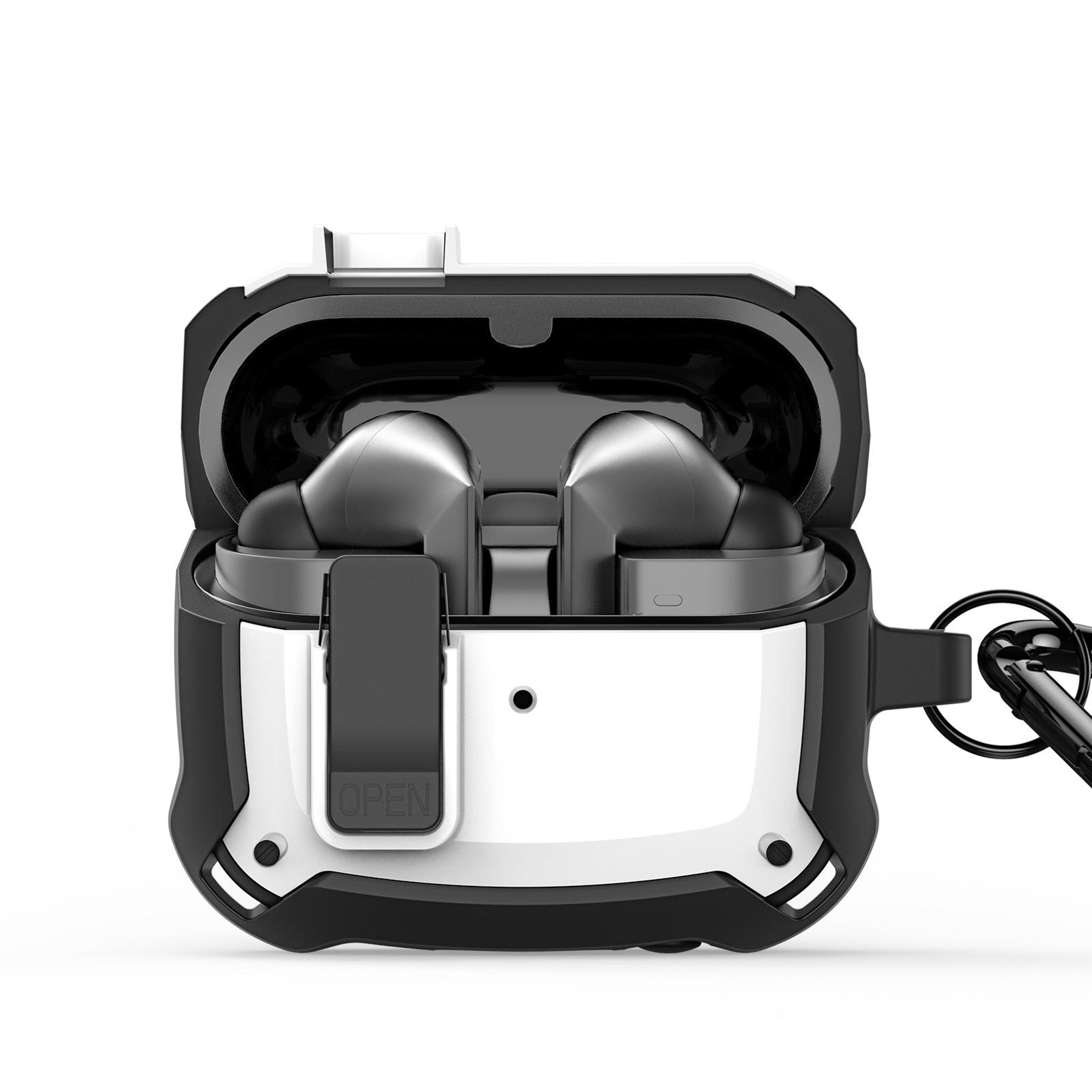 dux ducis sech protective case for buds3 pro with carabiner & wireless charging support