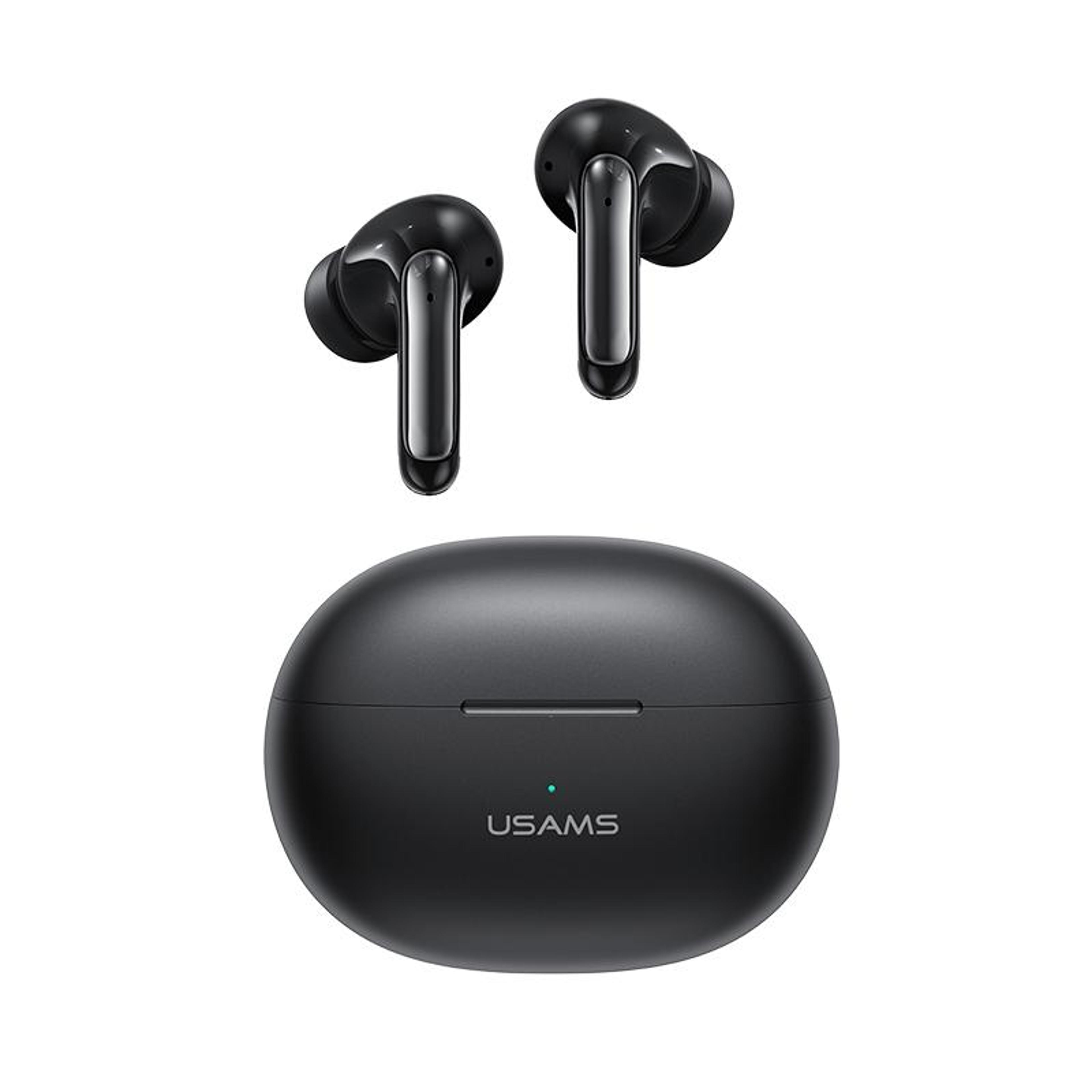 usams bluetooth 5.3 wireless earbuds with hd mic & 26h charging case