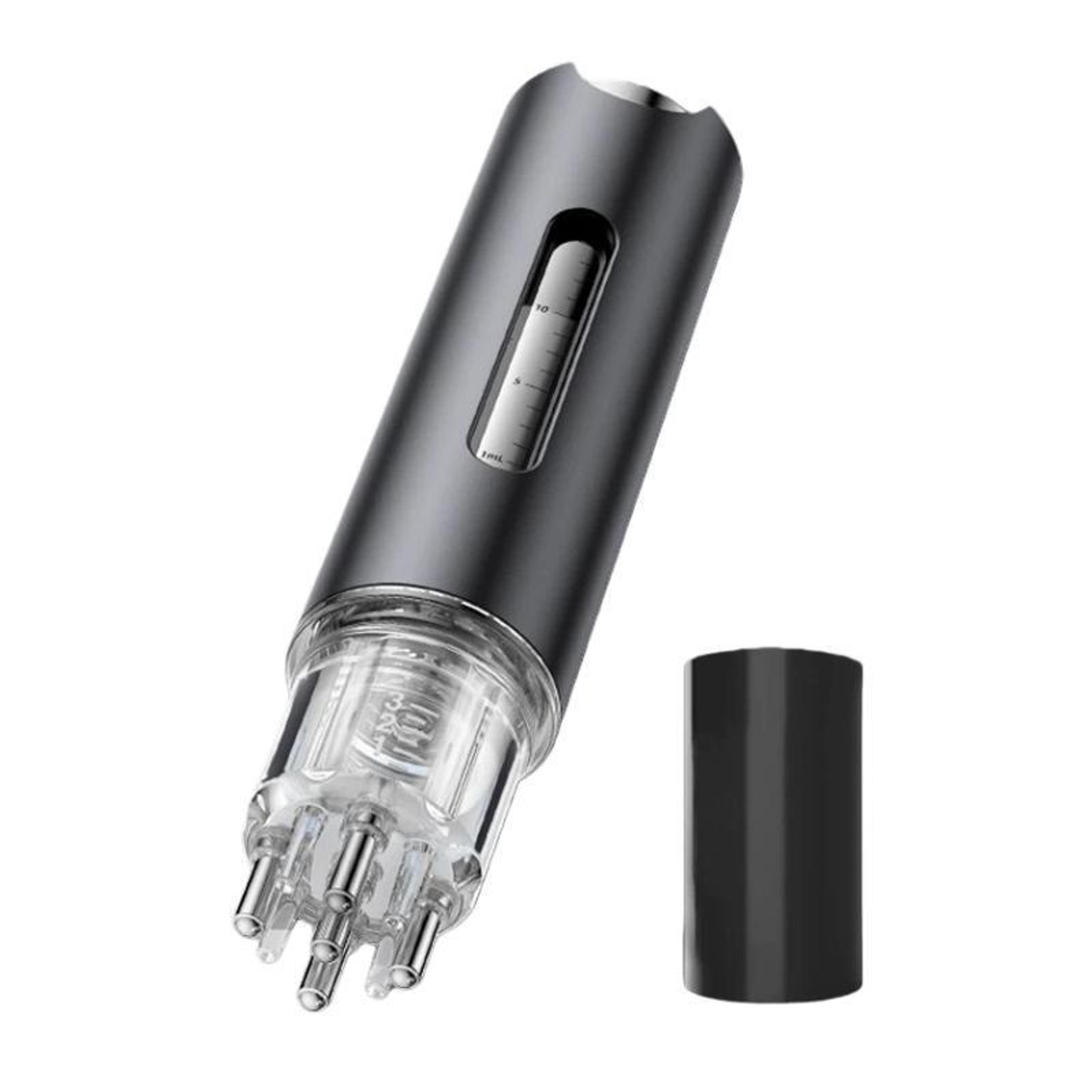 precision roller ball scalp serum applicator comb for hair growth oils
