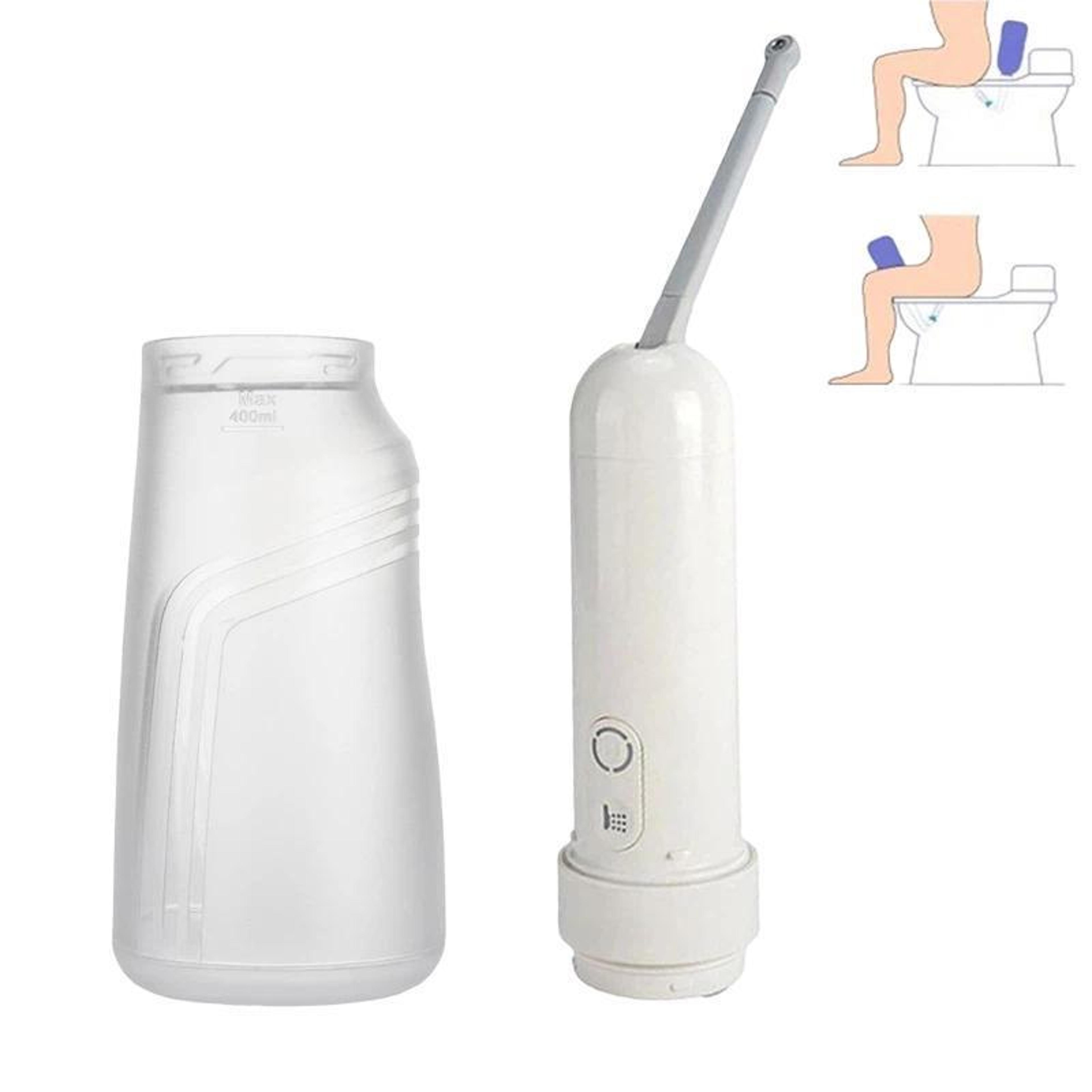 aquago portable electric bidet sprayer with ipx7 waterproof design & adjustable cleaning modes