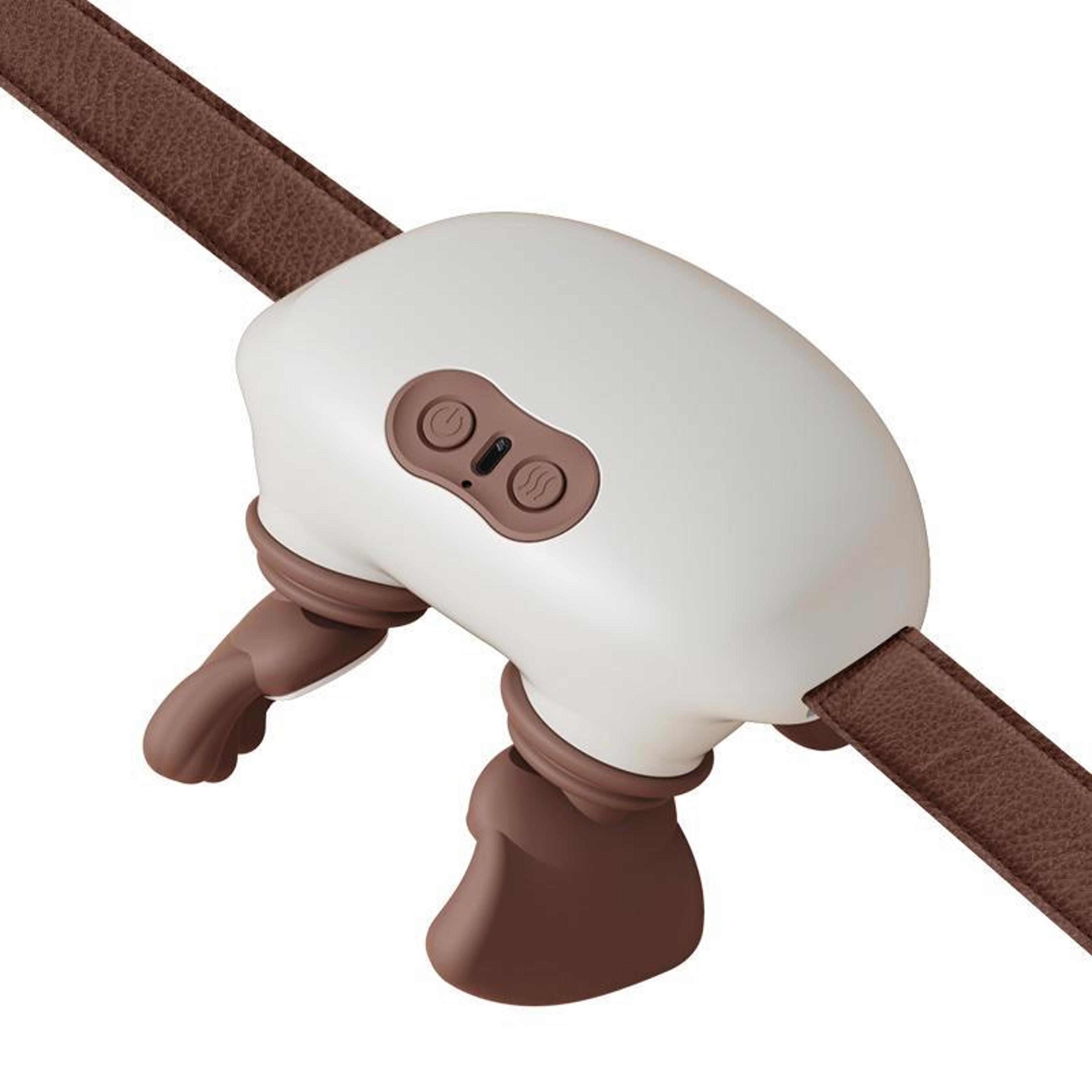 thermarelief neck and shoulder massager with red light heat & deep kneading therapy