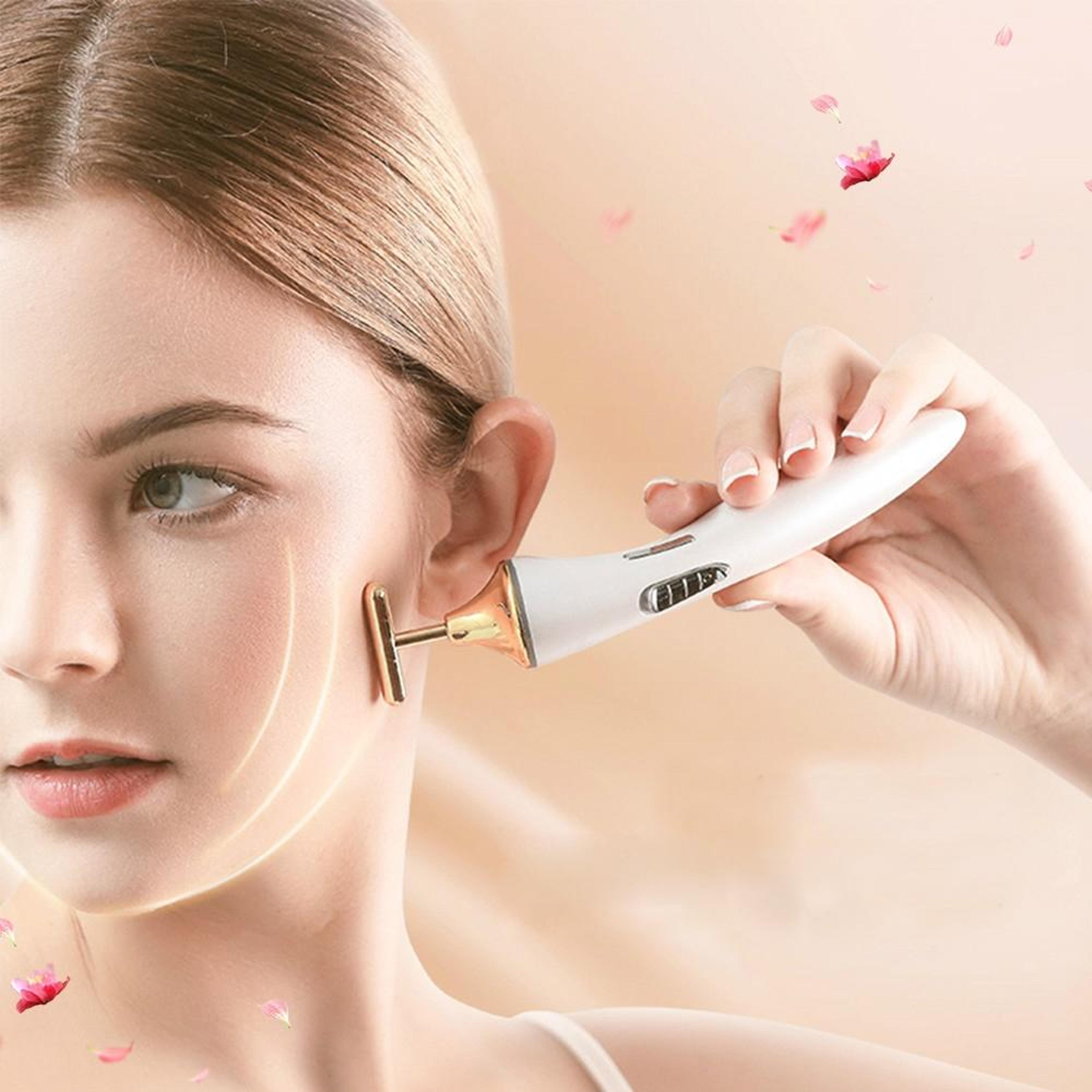 k skin electric facial massager for lifting, firming & deep skincare absorption