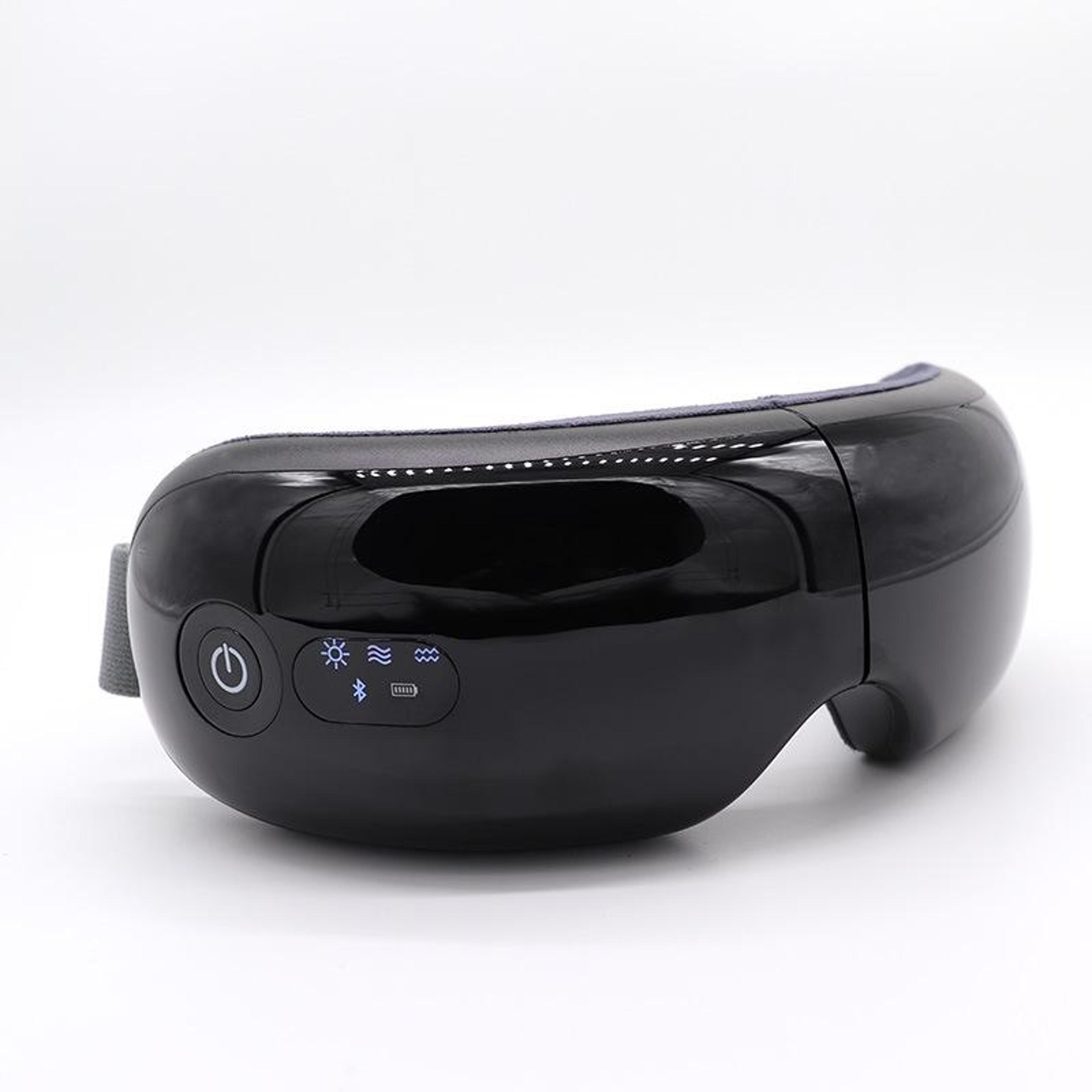 smart heated eye massager with air compression for eye strain relief & relaxation