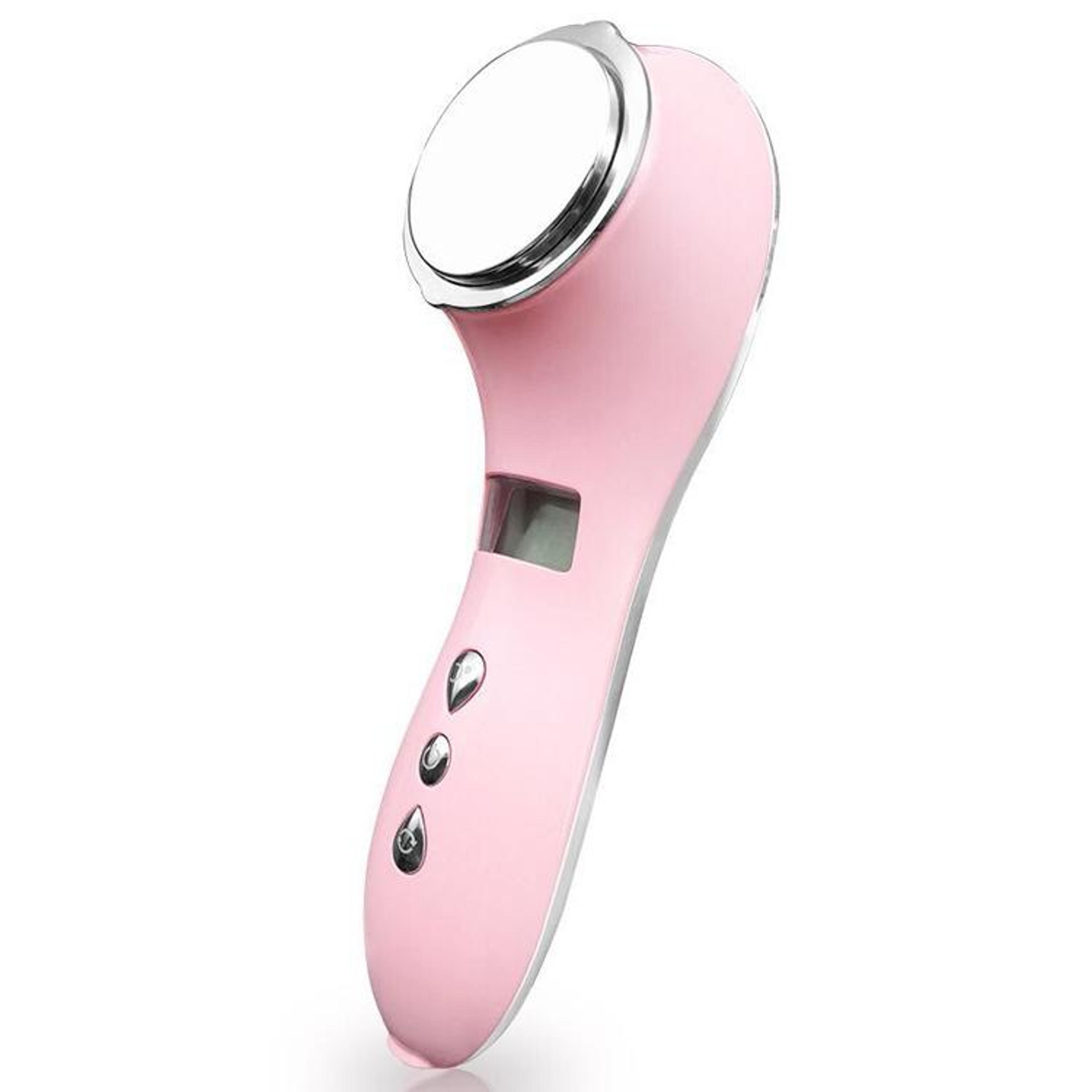 multi functional household beauty and body apparatus facial ion importer pink