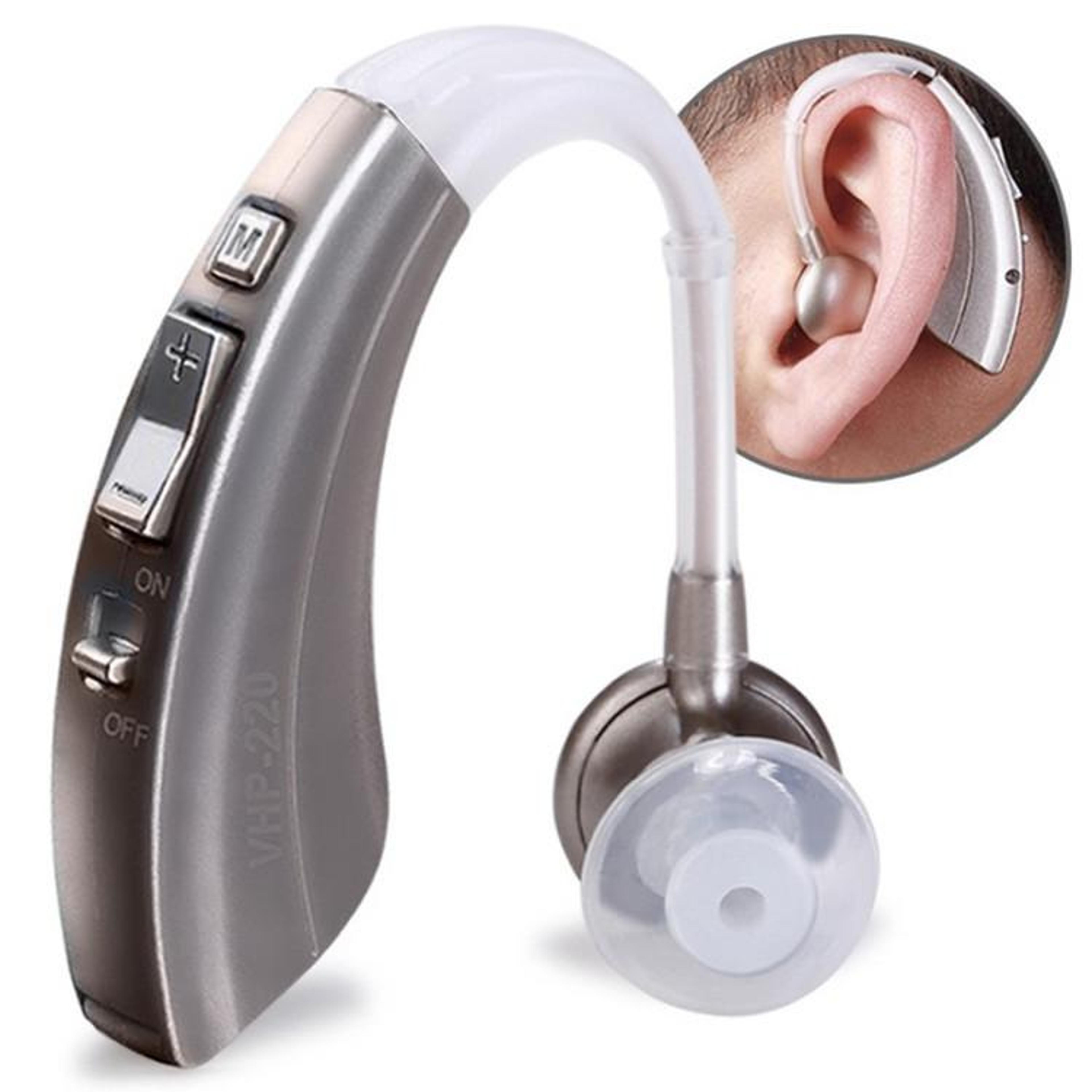vhp 220 invisible hearing aid with noise reduction and long battery life for seniors