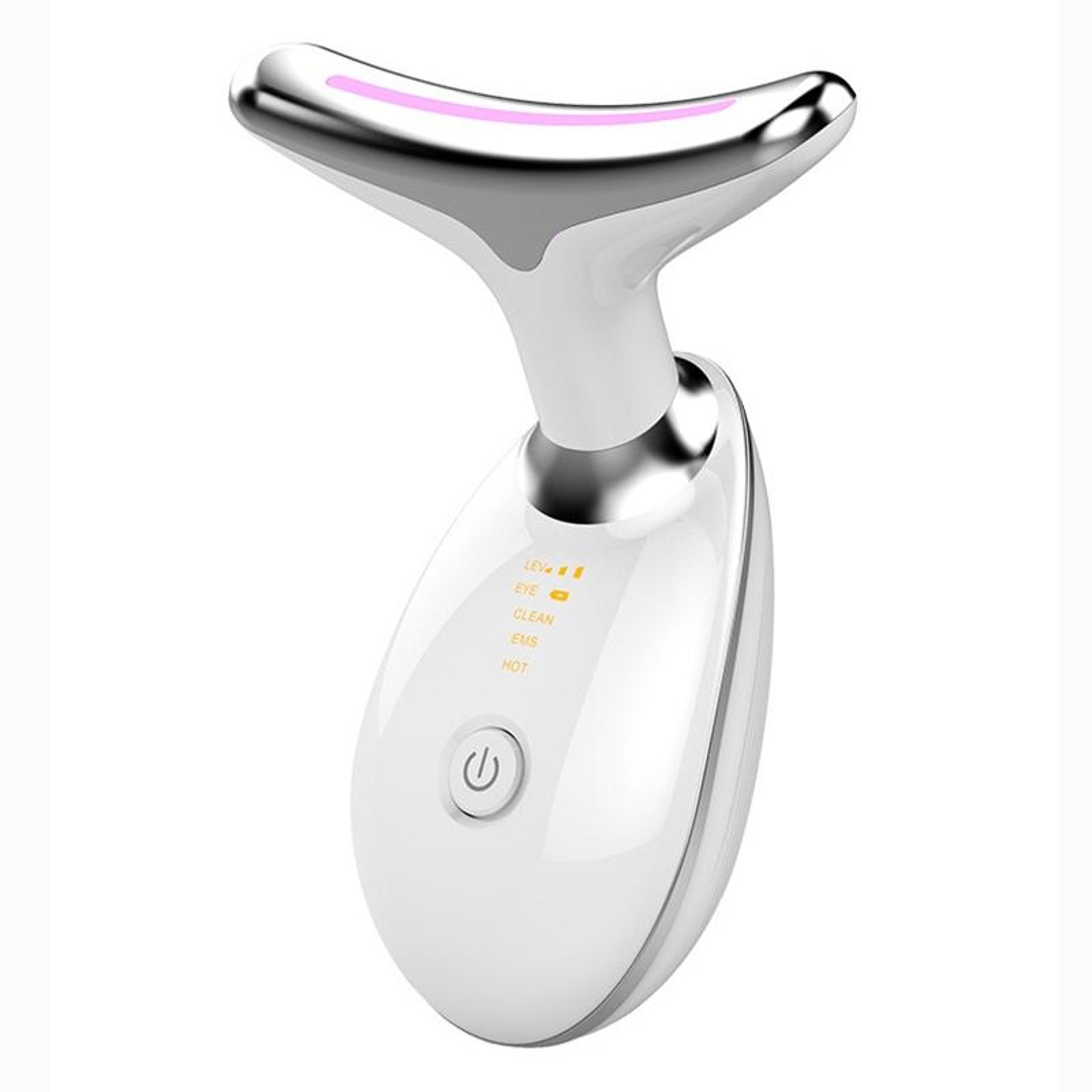 lumilift led neck & face massager led neck beauty device with ems microcurrent & skin tightening care
