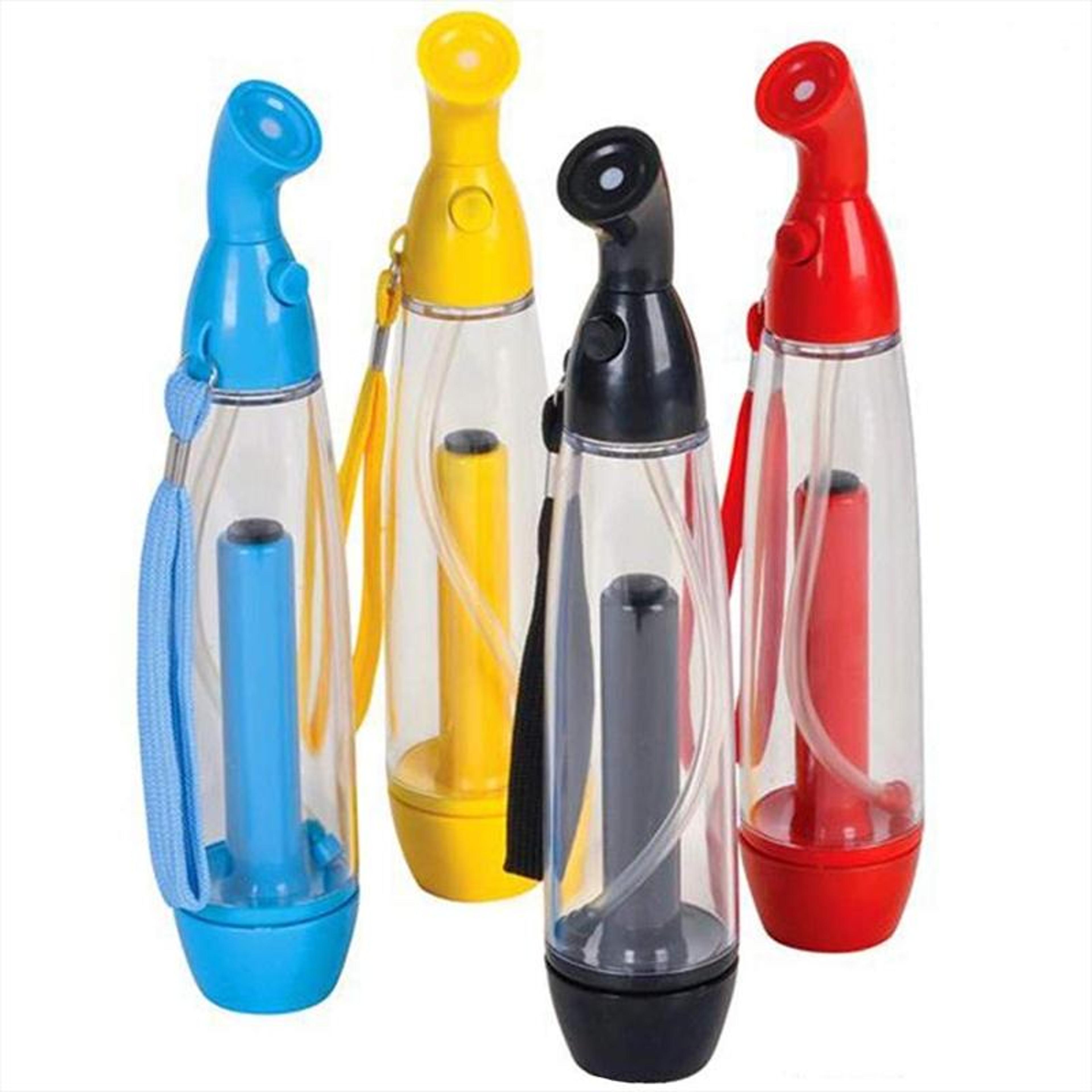 cooling mist air pressure spray bottle portable face & body hydrator for travel, beach & camping