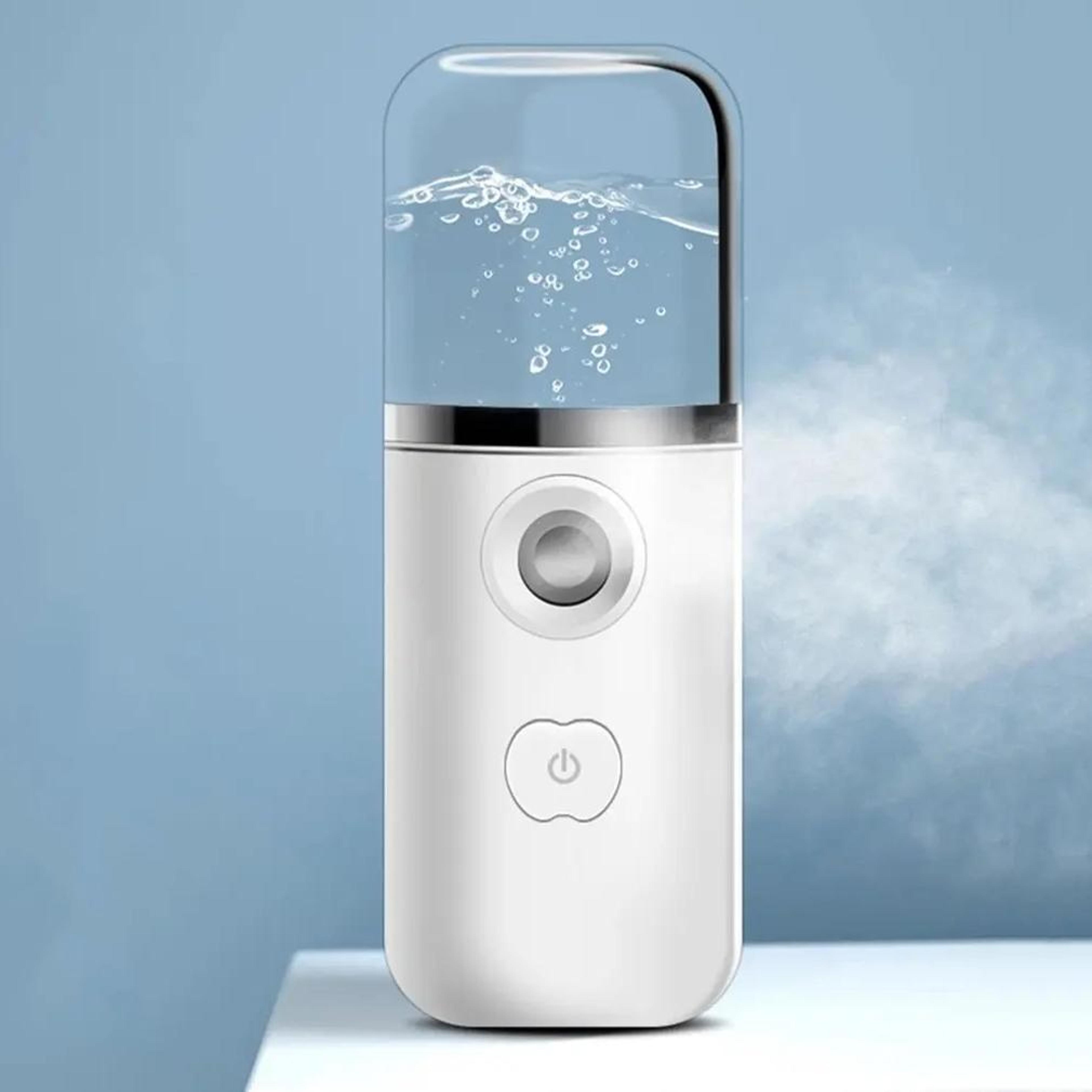 portable nano mist sprayer usb rechargeable facial hydration humidifier & sanitizing spray device