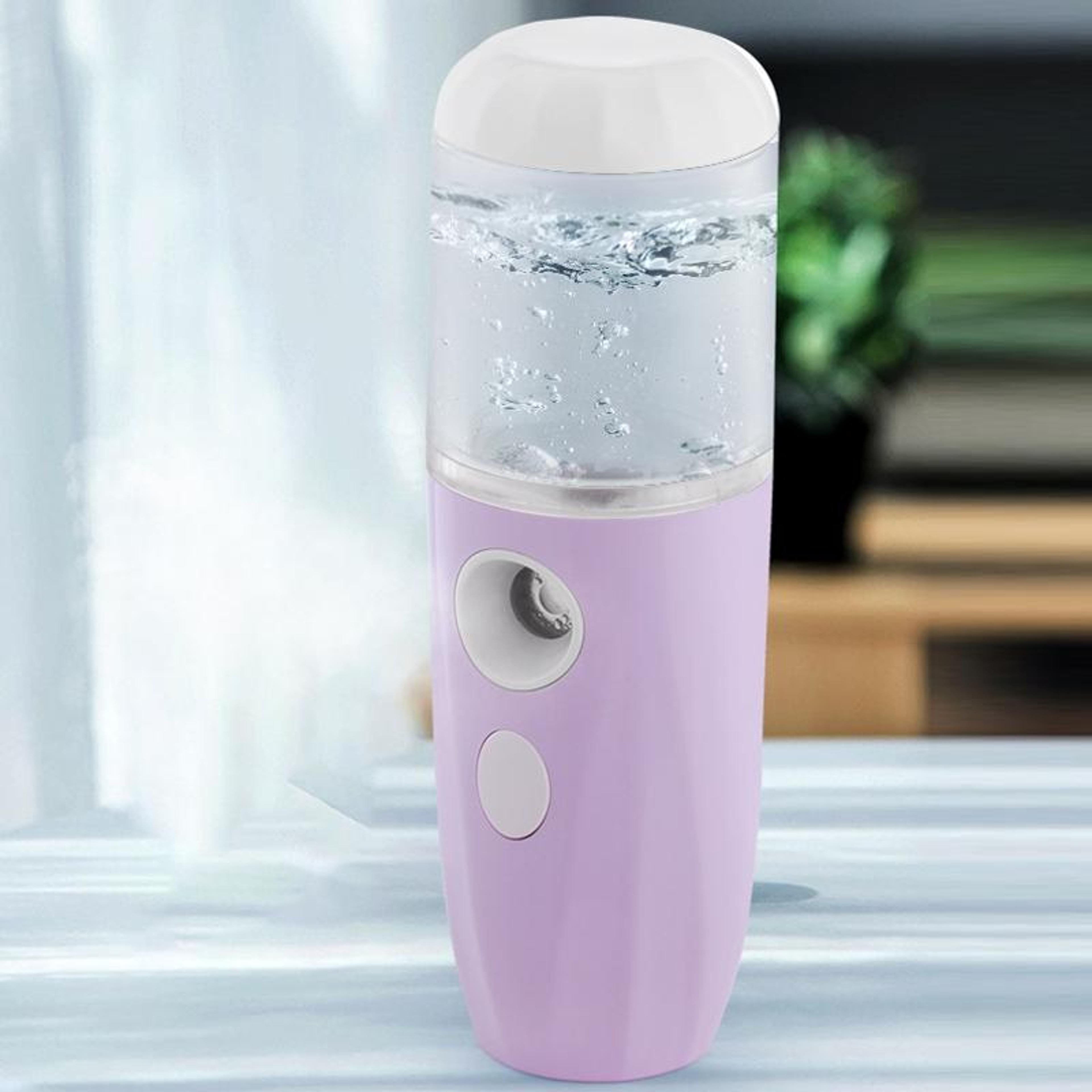 hydramist portable nano face mister usb rechargeable facial humidifier for deep skin hydration