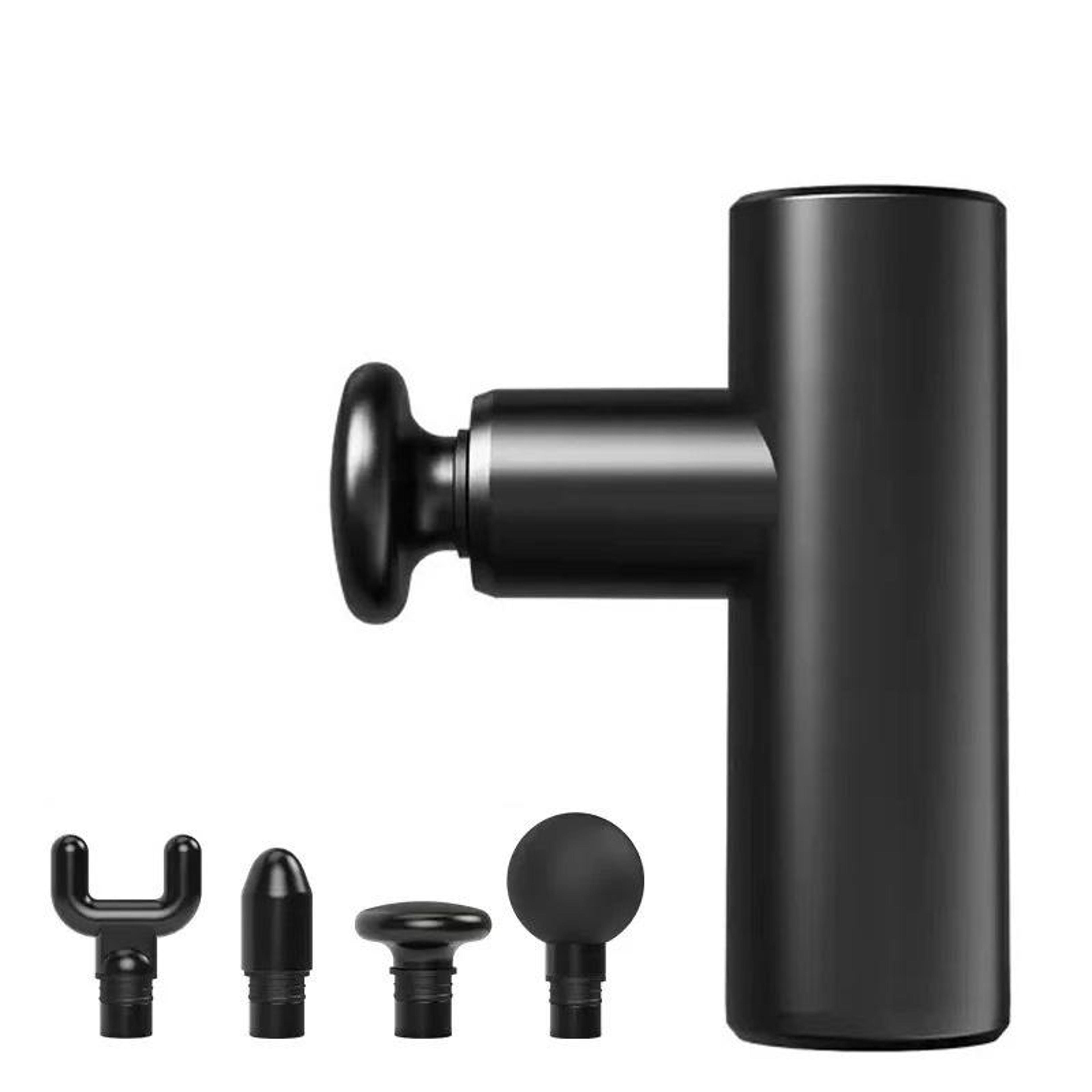 sx 566 mini massage gun for deep tissue recovery with 4 heads & type c fast charging
