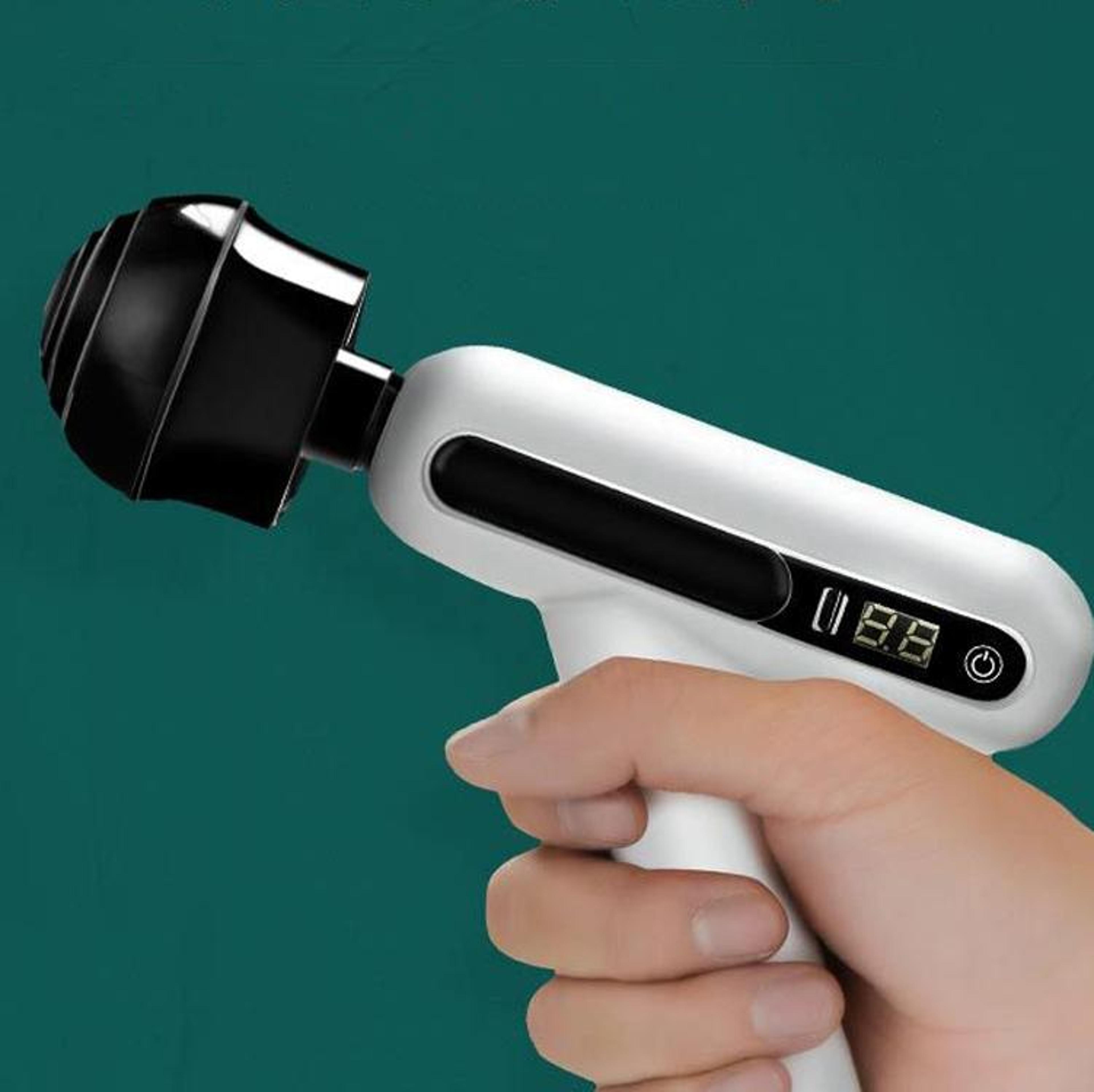 pocketpulse mini massage gun for deep tissue recovery & muscle relief