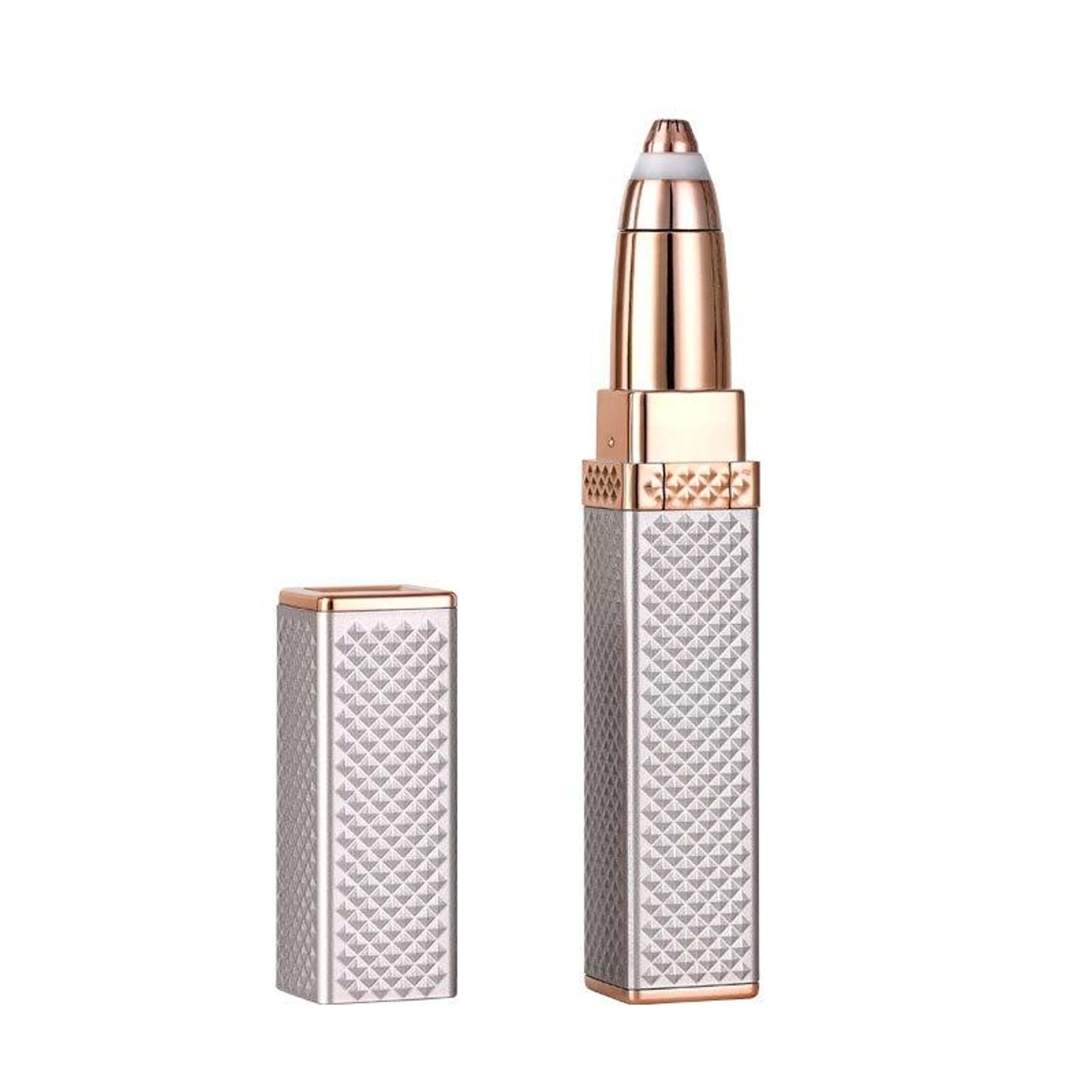 2 in 1 usb rechargeable eyebrow trimmer & facial hair remover for women
