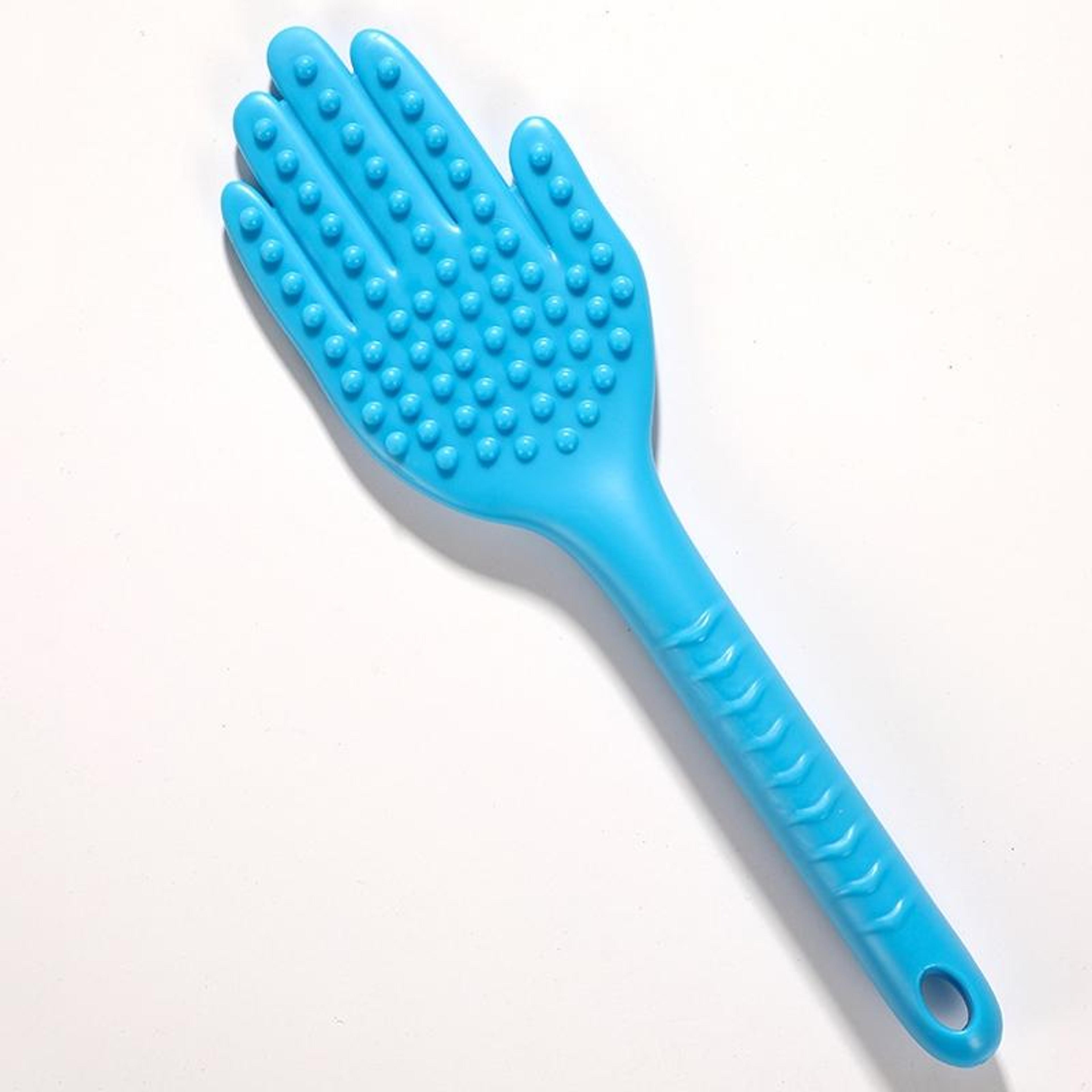 flexrelief silicone body massager paddle for back, neck & muscle recovery