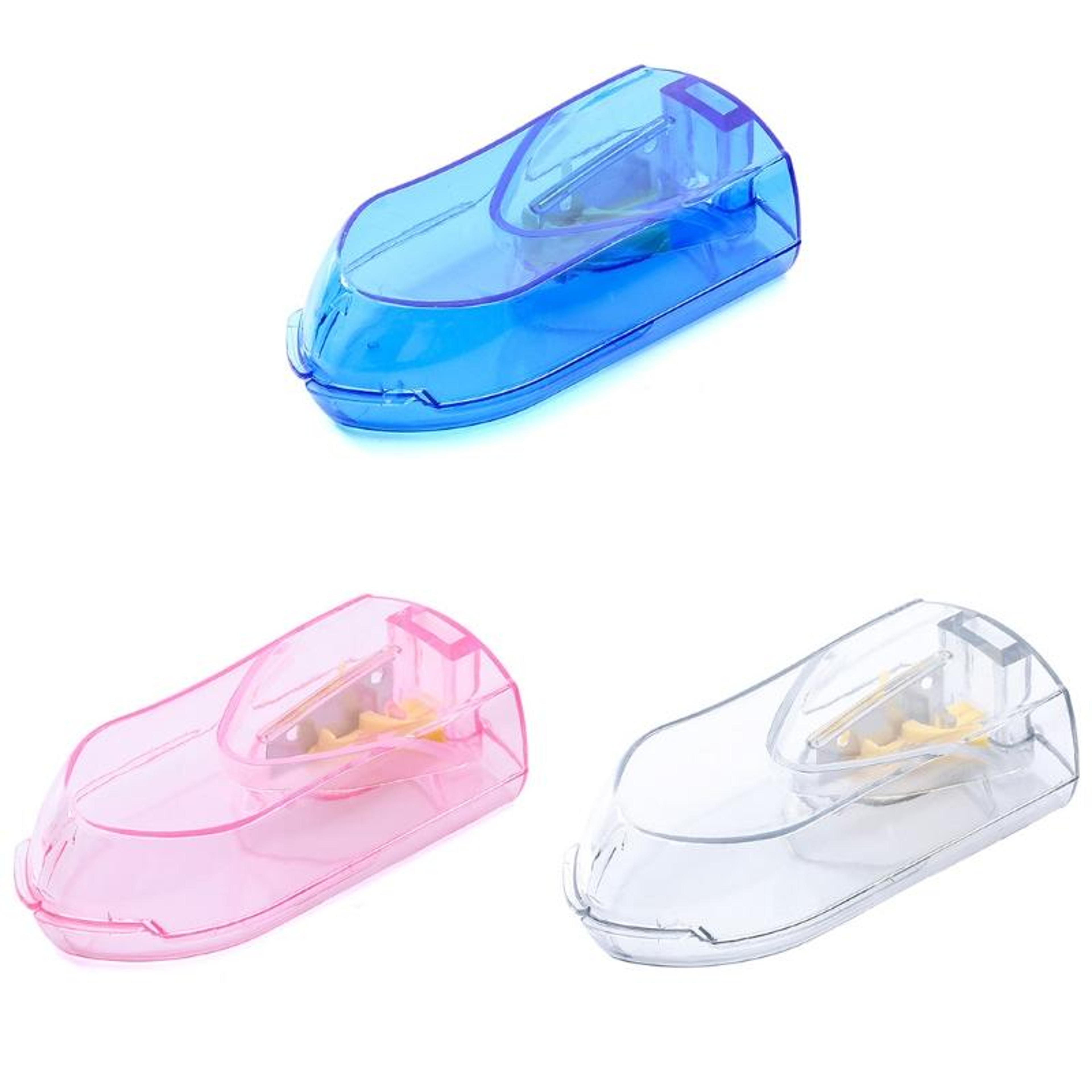 portable pill cutter & pill organizer set with stainless steel blade