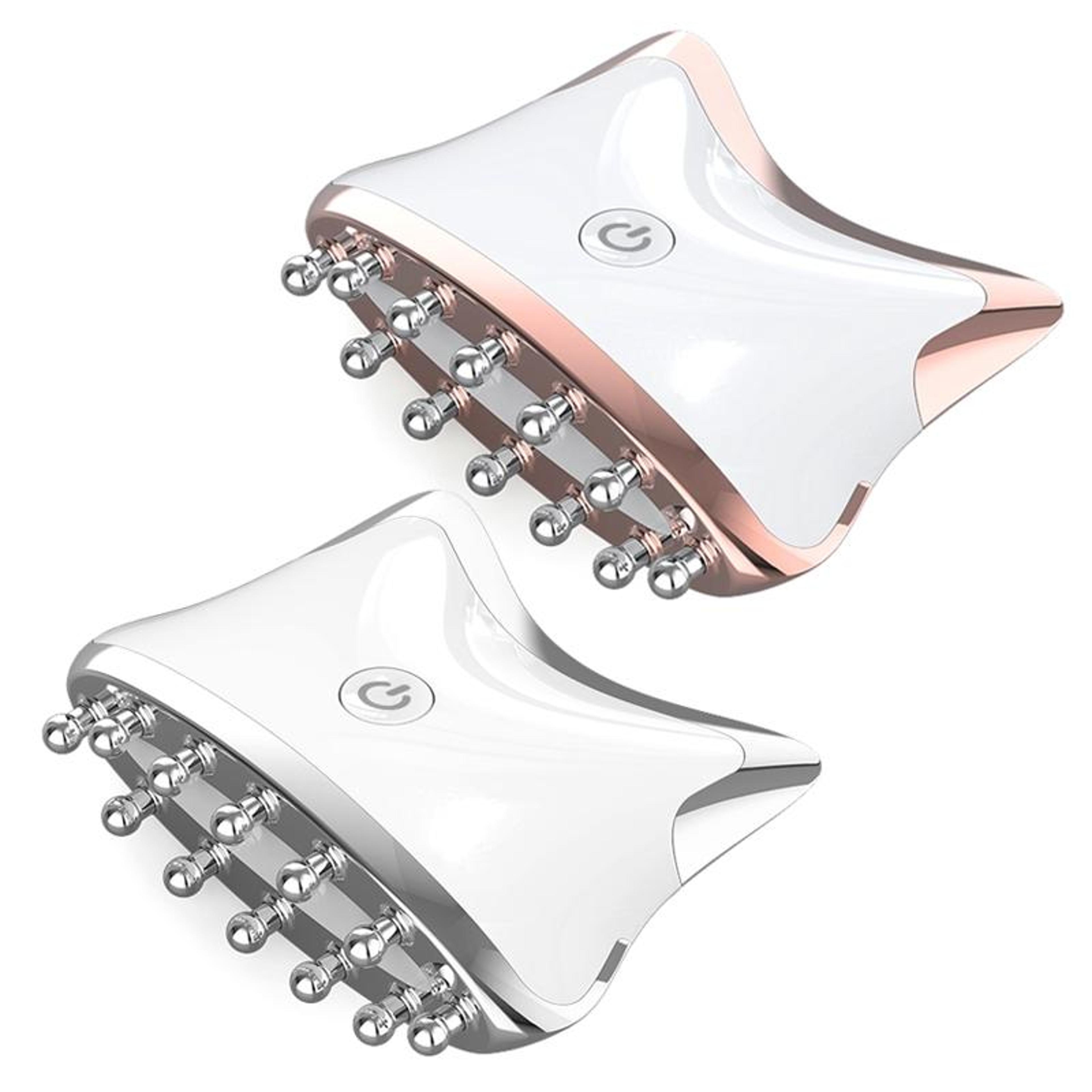 ems color light face & neck massager microcurrent skin lifting and gua sha therapy device