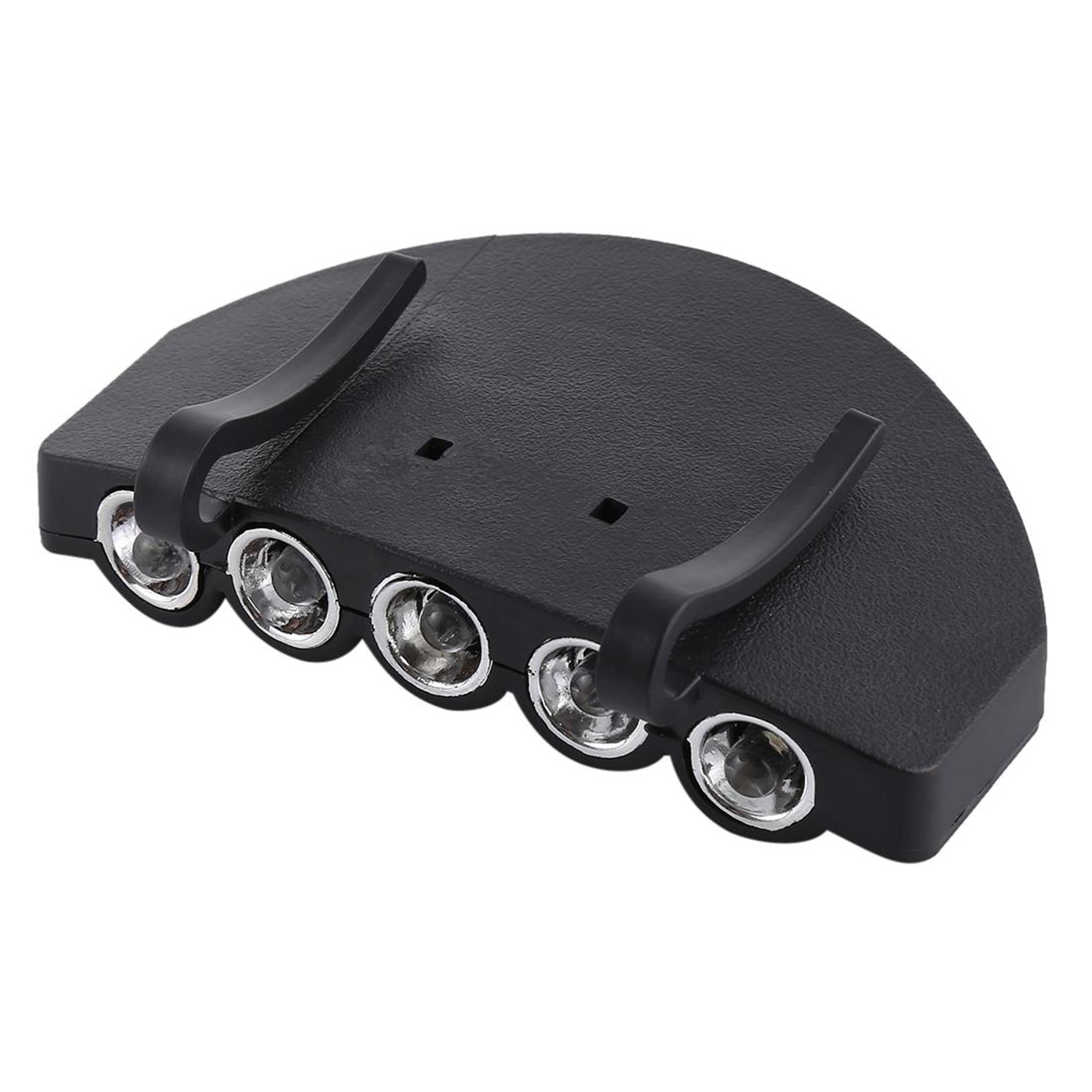 5 led clip on cap light headlamp for fishing camping hiking and hands free outdoor work