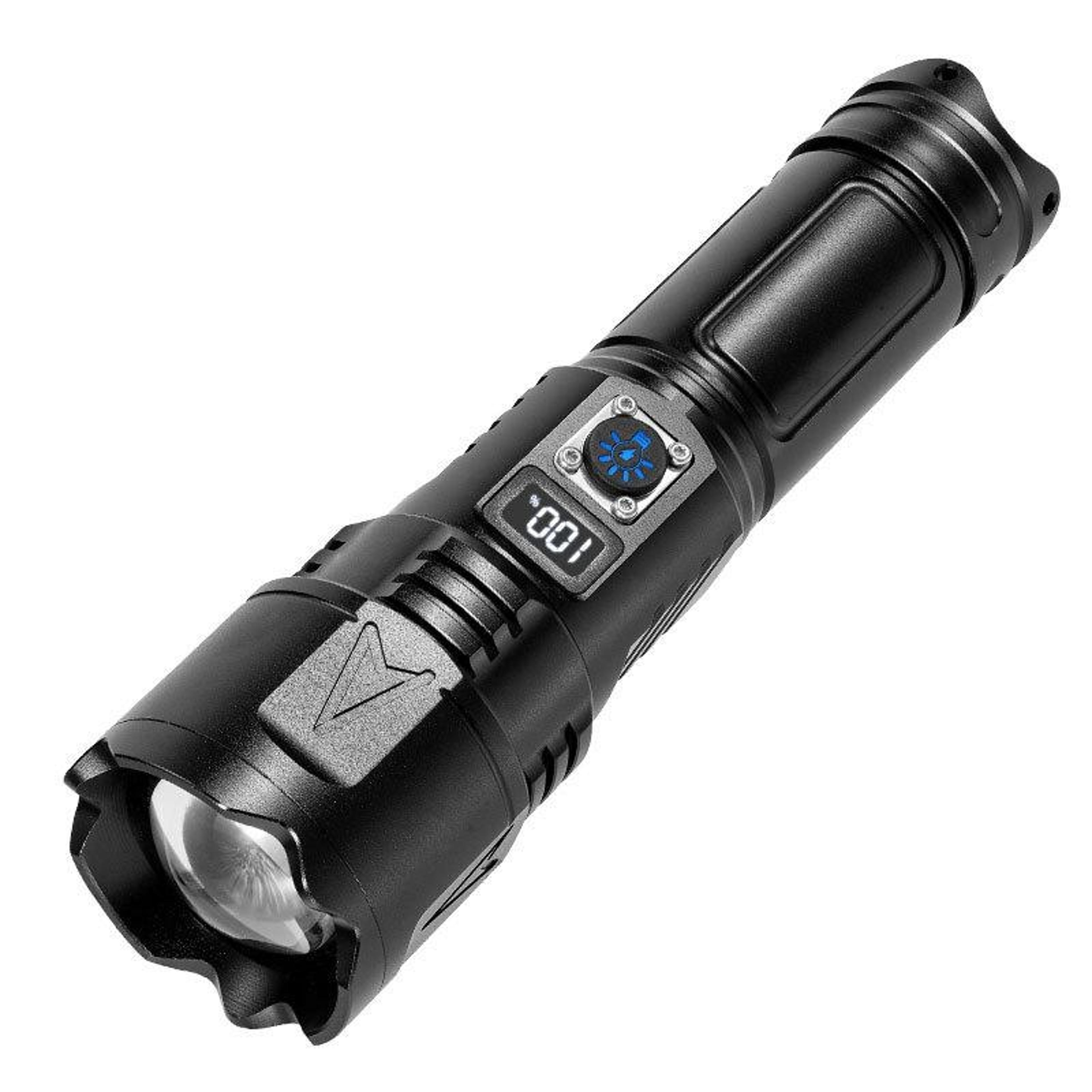 e smarter a03 rechargeable tactical flashlight 1500lm long range led flashlight with lcd display