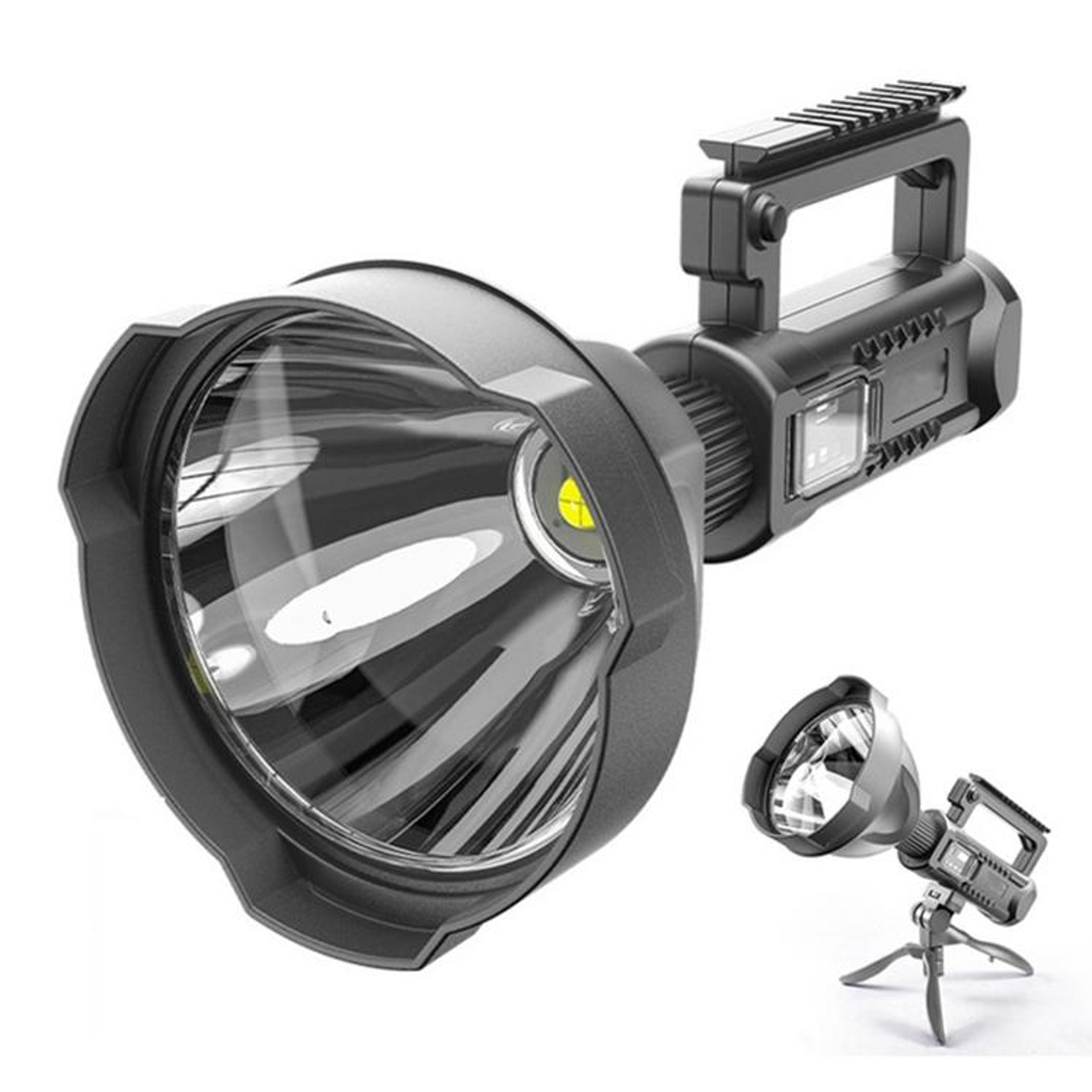 w590 p50 10w rechargeable led searchlight with tripod high power outdoor flashlight