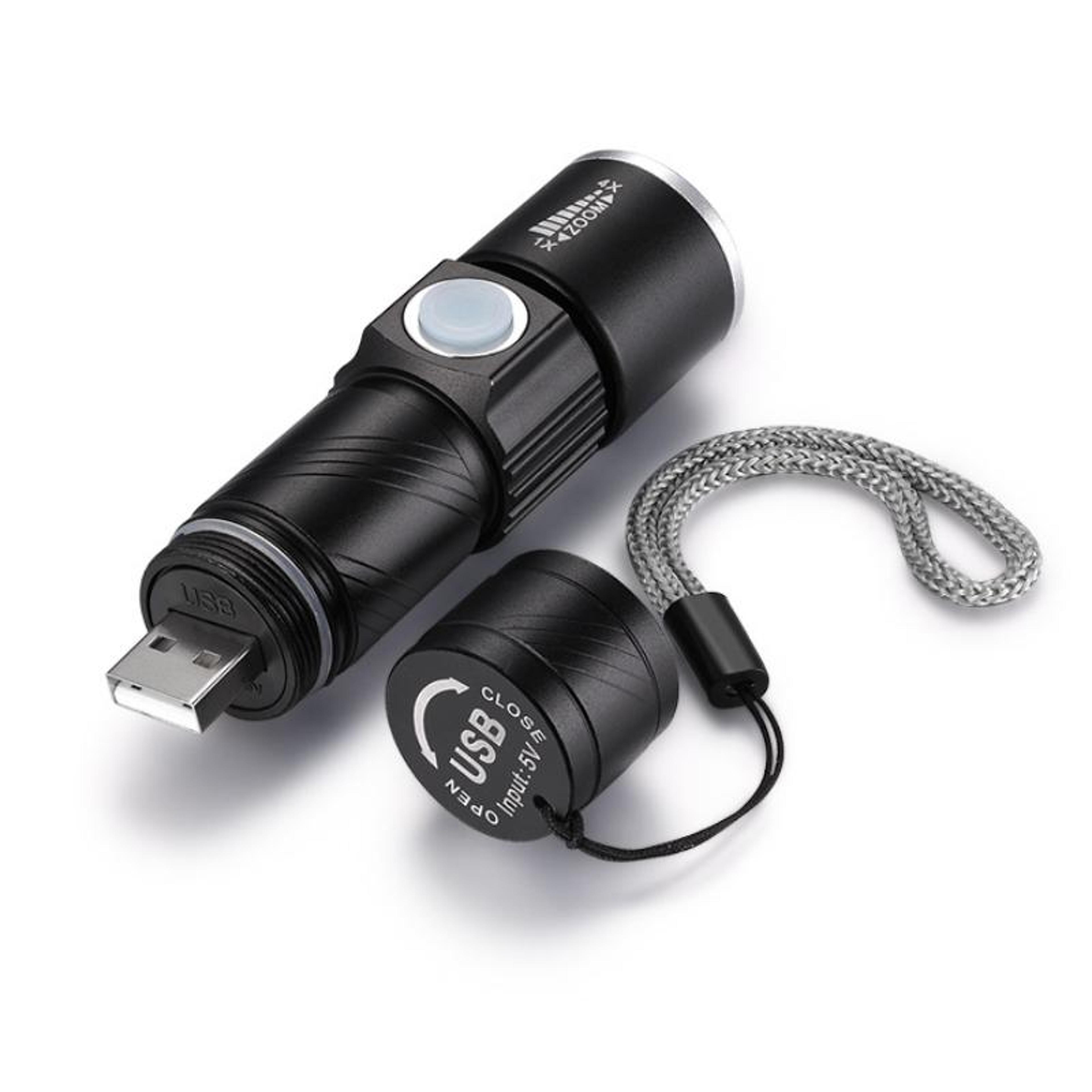 rechargeable uv flashlight for jade & gemstone inspection with adjustable focus