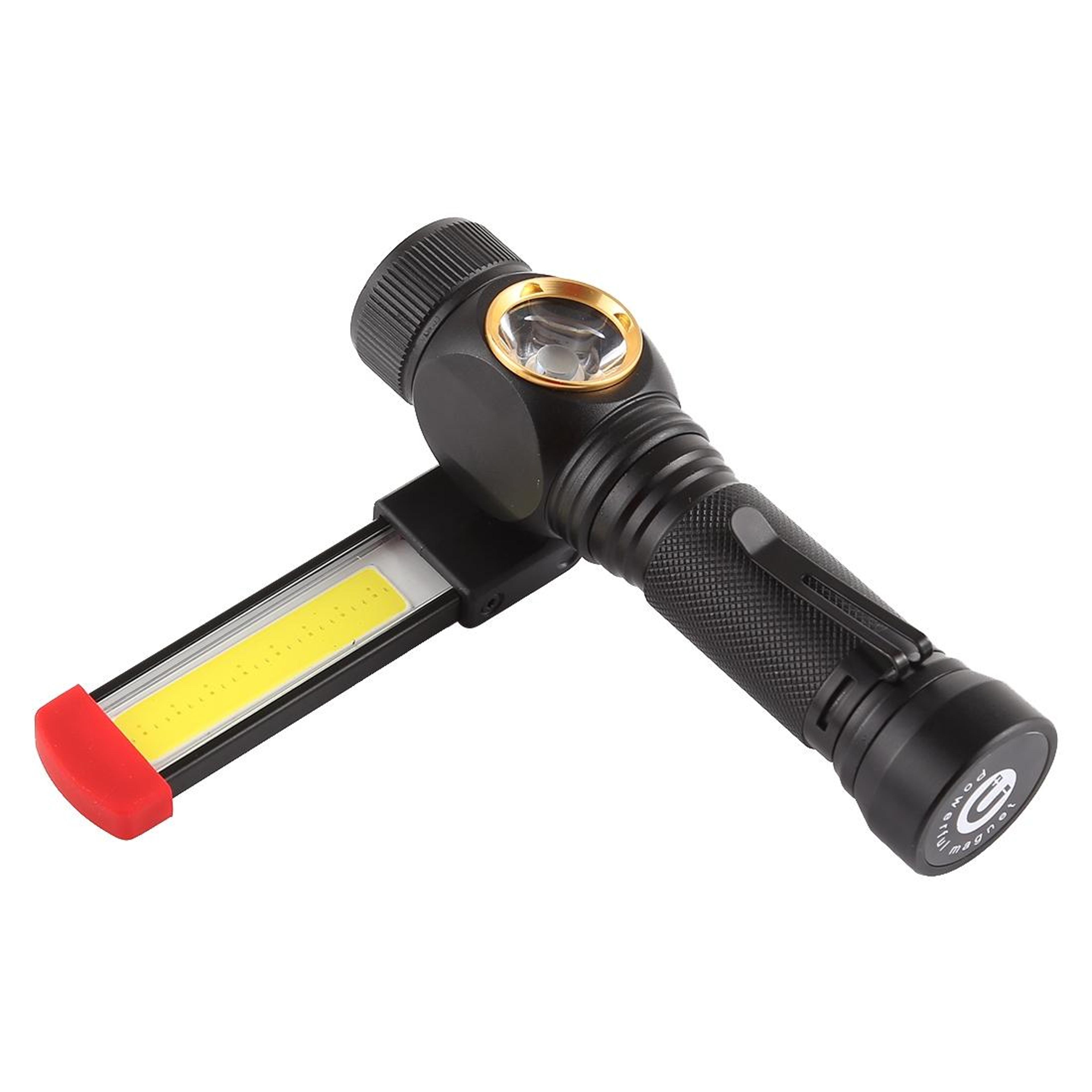 w550 rechargeable led work light flashlight 800lm waterproof cob inspection lamp