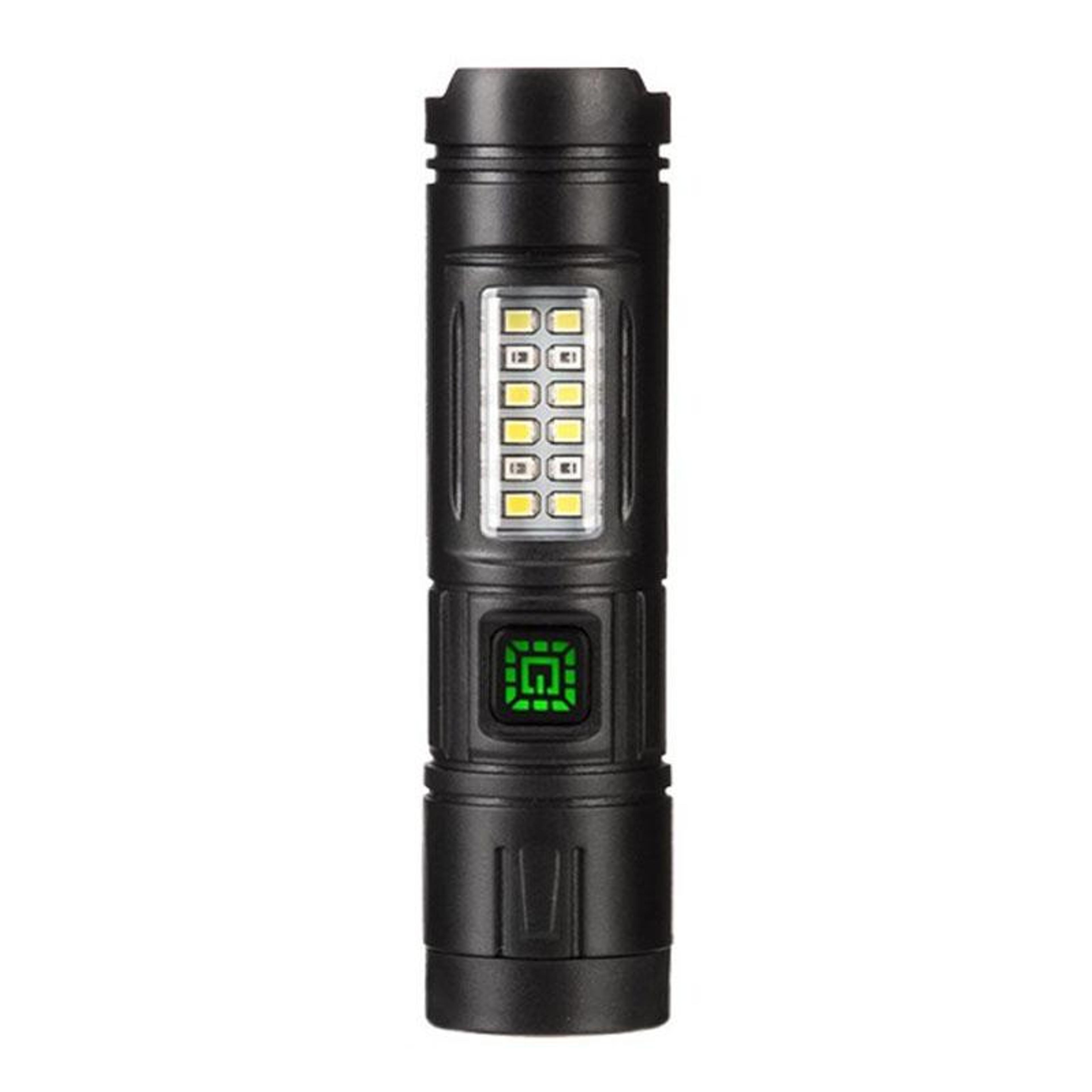 cy011 led mini flashlight with side light waterproof, rechargeable