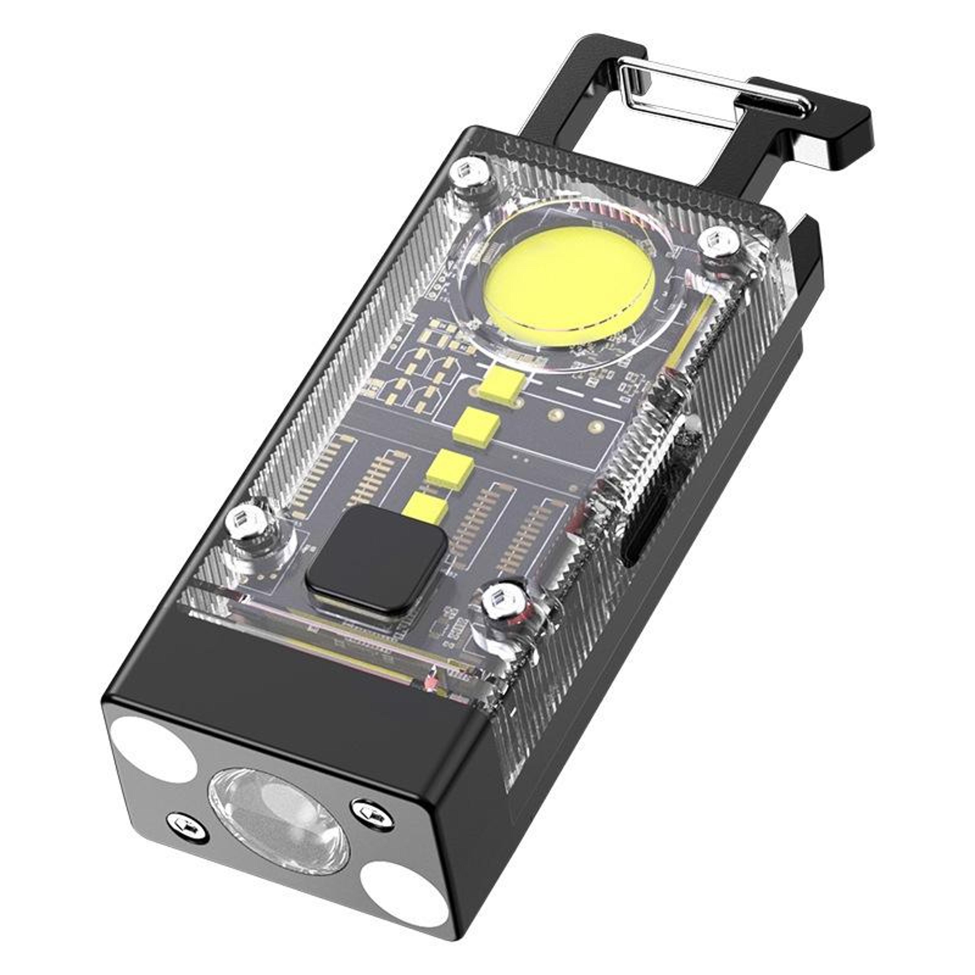 solar powered mini keychain led light for camping & outdoors