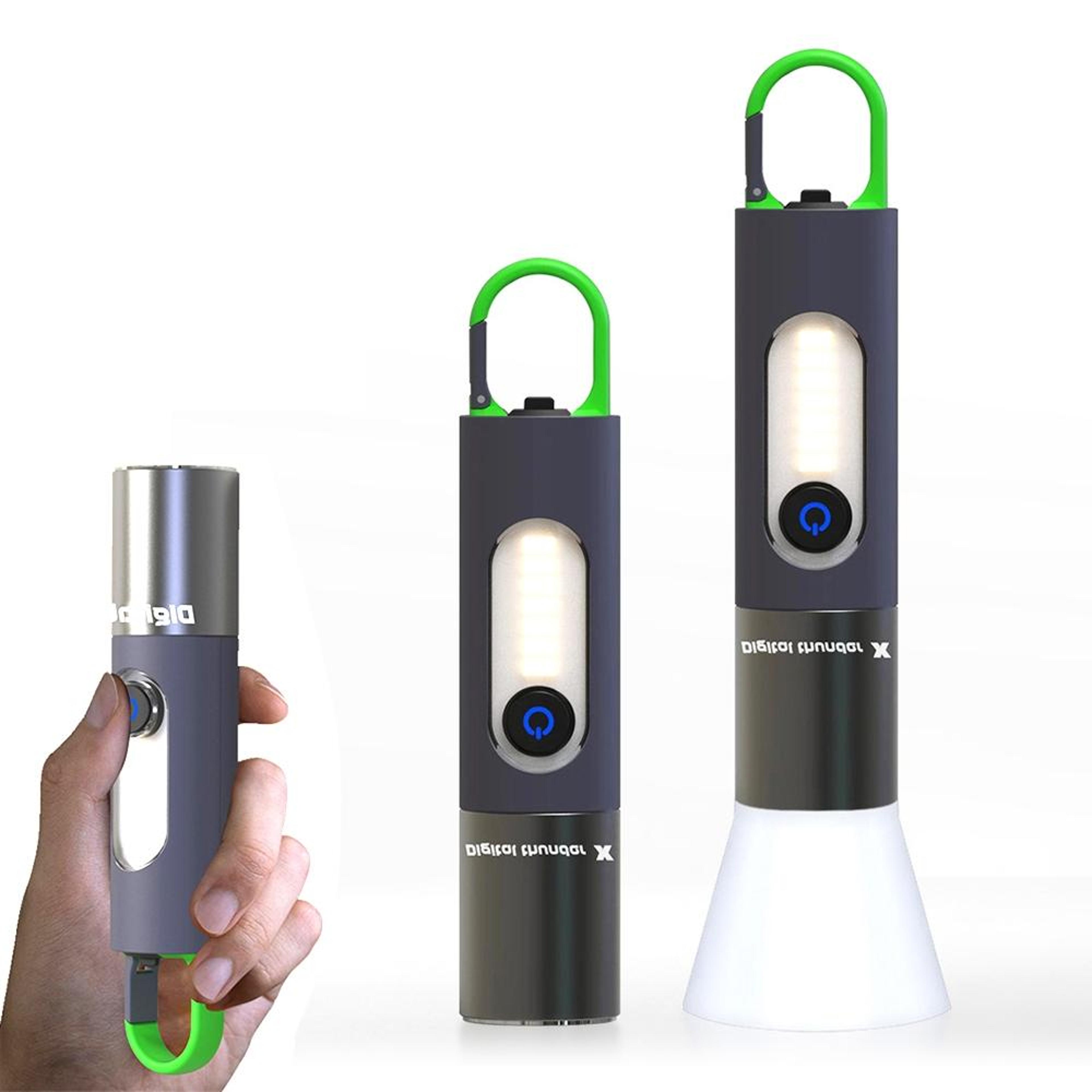 xhp50 rechargeable led flashlight with zoom focus & camping lantern diffuser