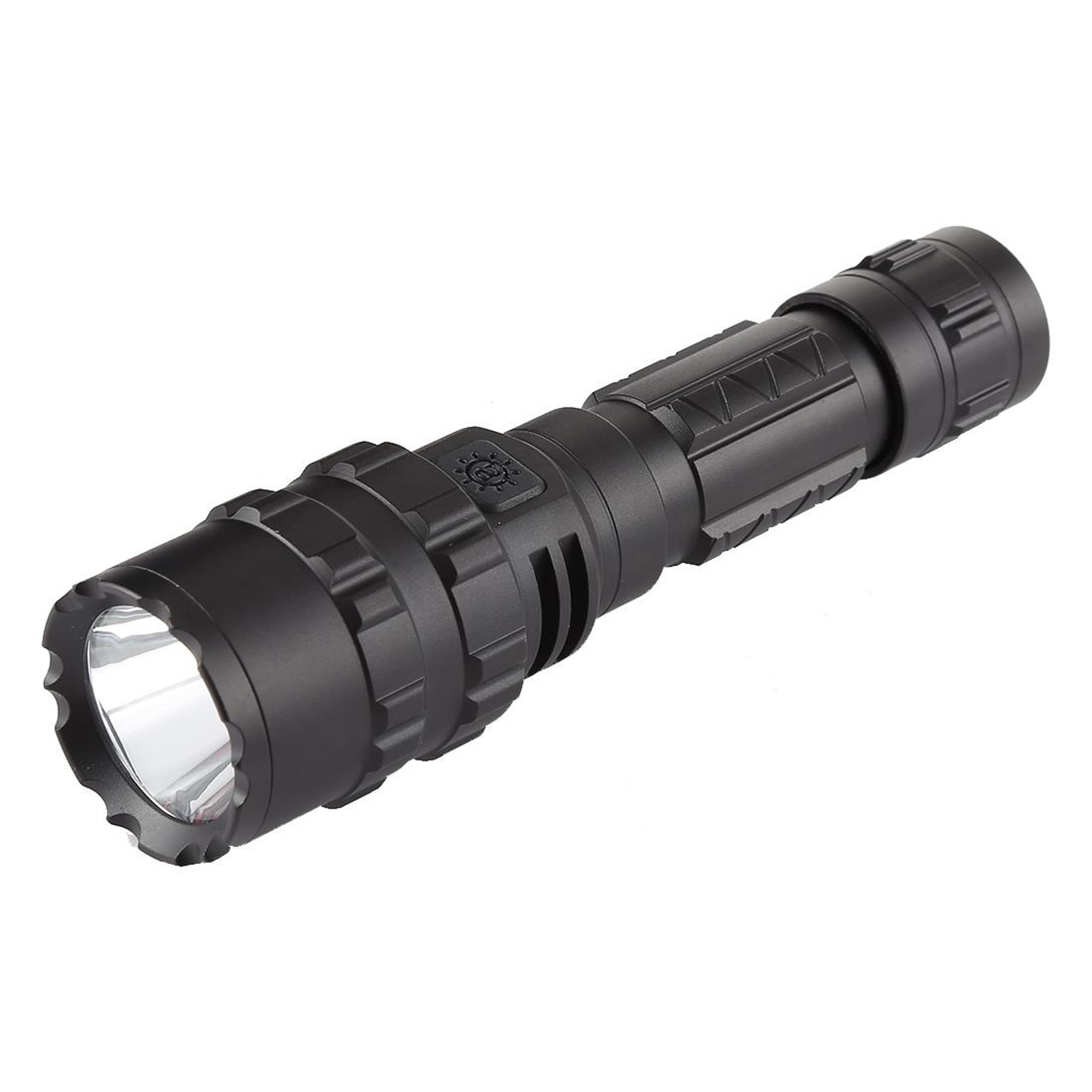 tactical 10w usb rechargeable led flashlight high brightness 5 modes waterproof torch