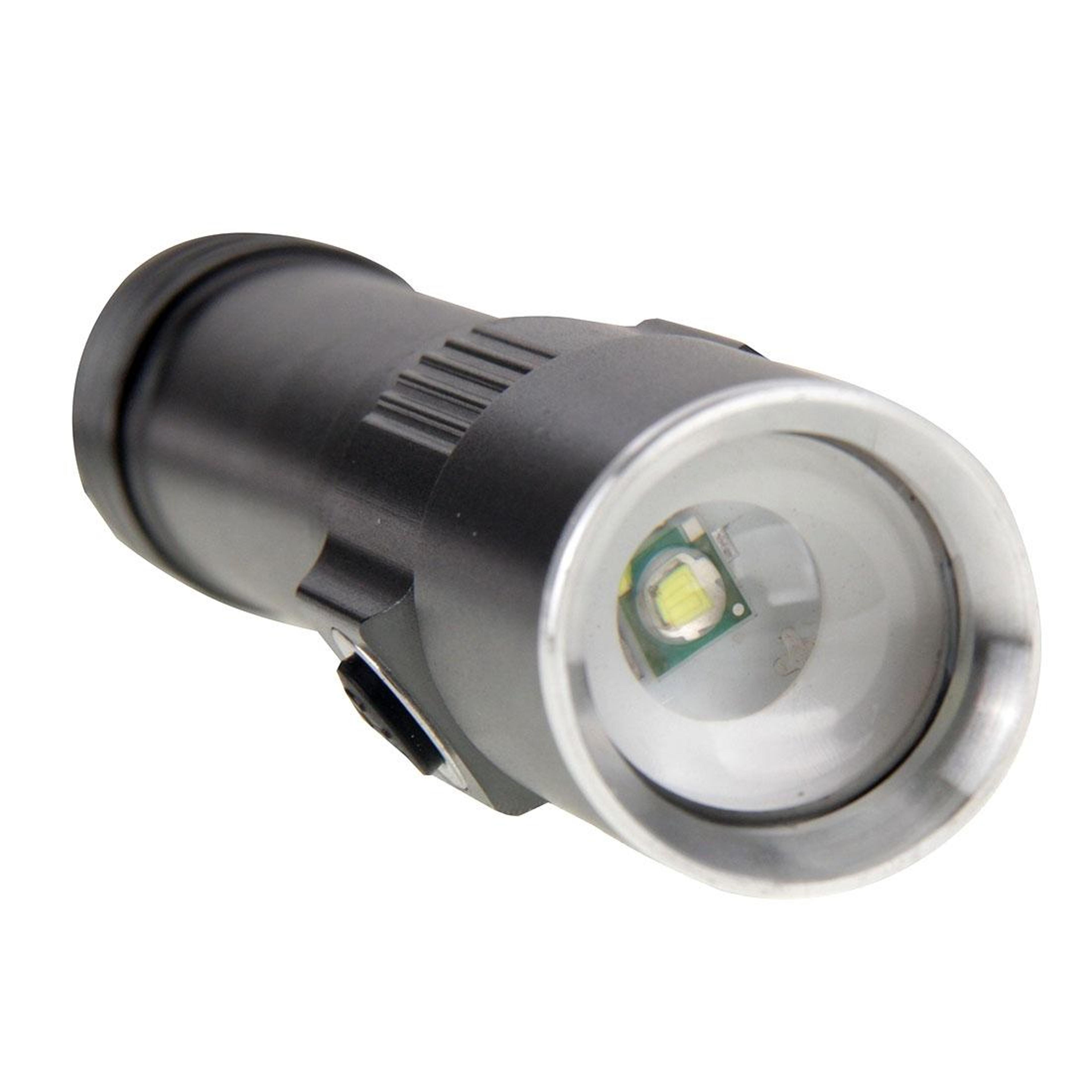 rechargeable dimmable white led flashlight with magnetic base