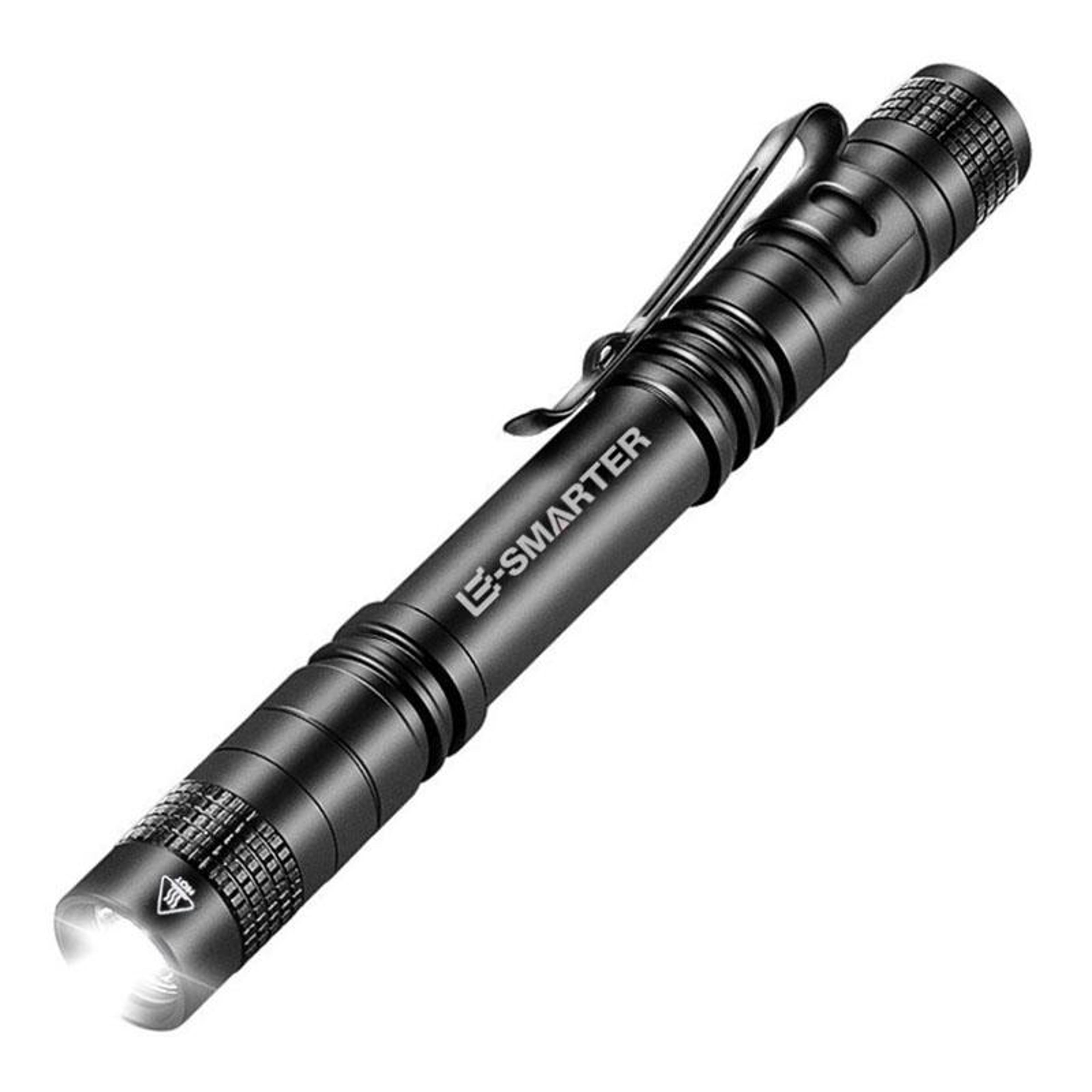 e smarter 702 compact led flashlight & portable tool lamp with pen clip