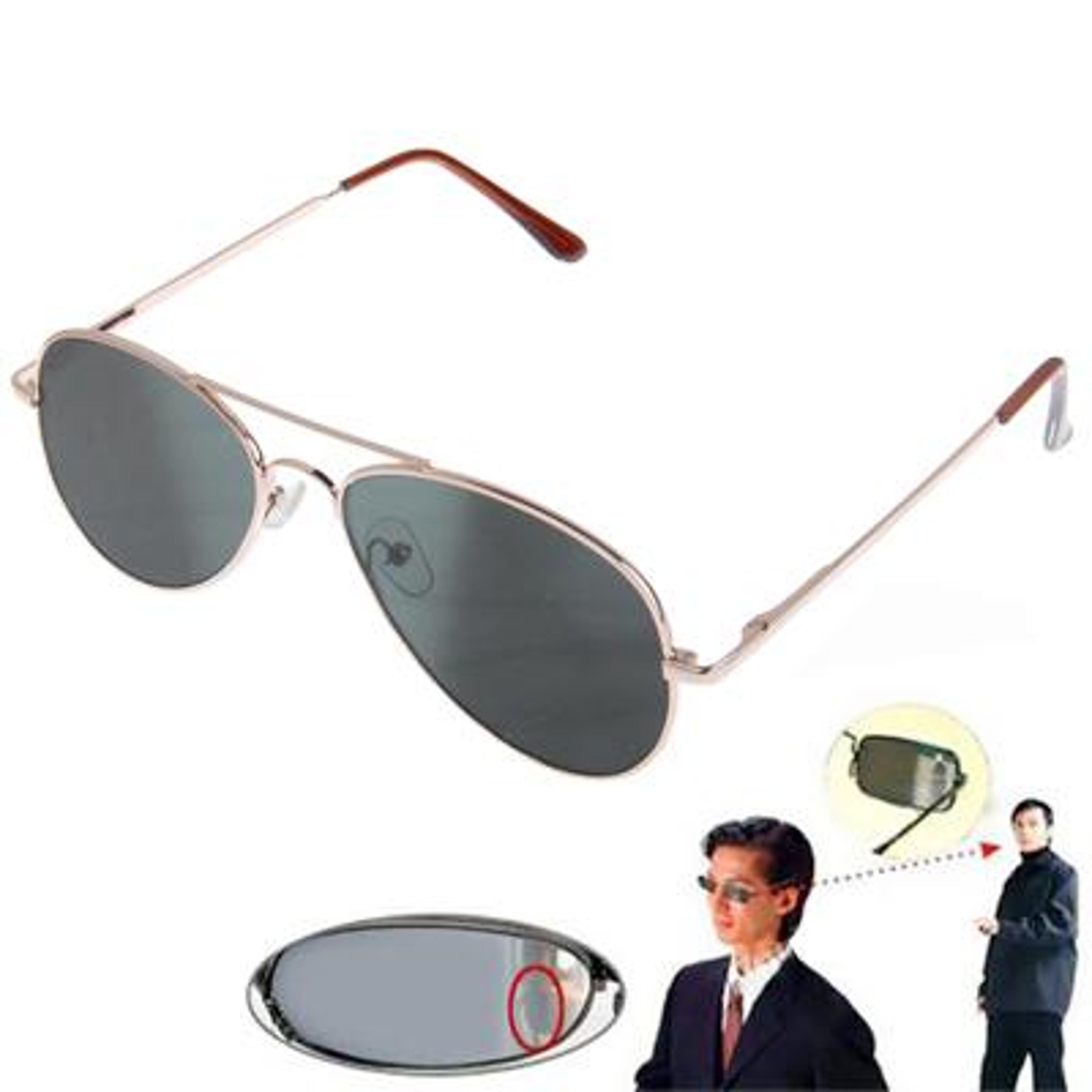 advanced reflex side mirror anti tracking uv protection sunglasses with protective case