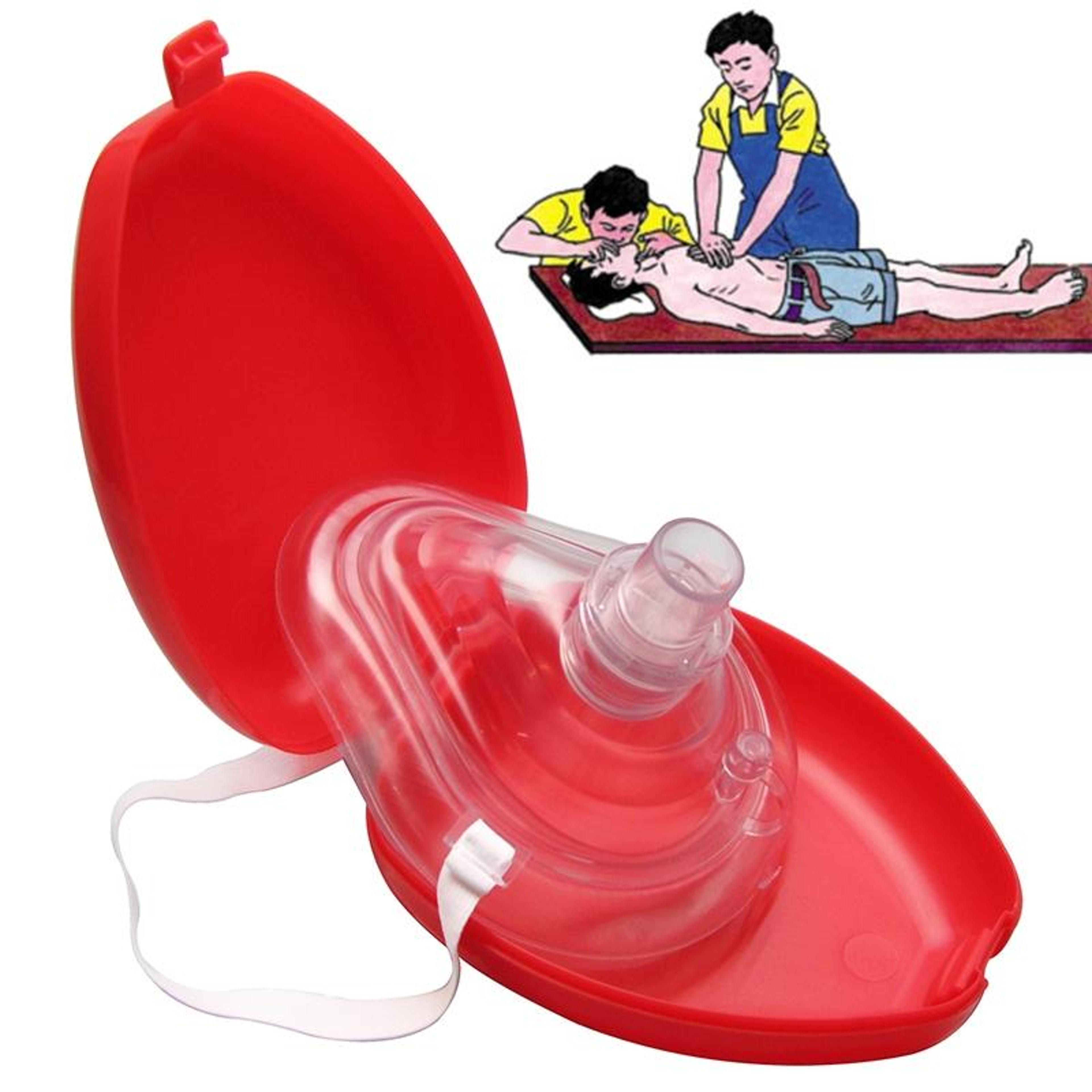cpr pocket resuscitator mask with one way valve for emergency first aid