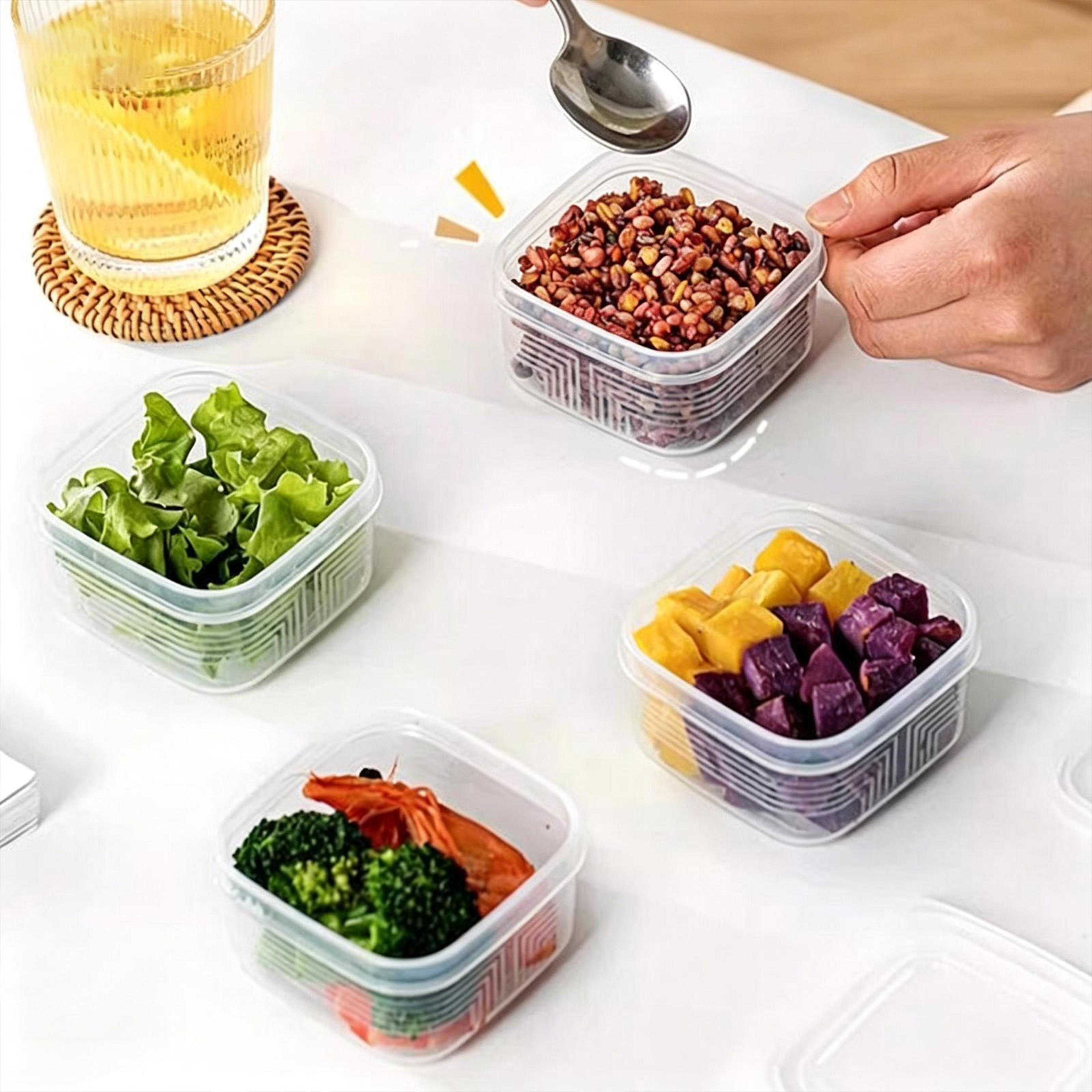 lscook airtight freezer storage container & refrigerator storage container