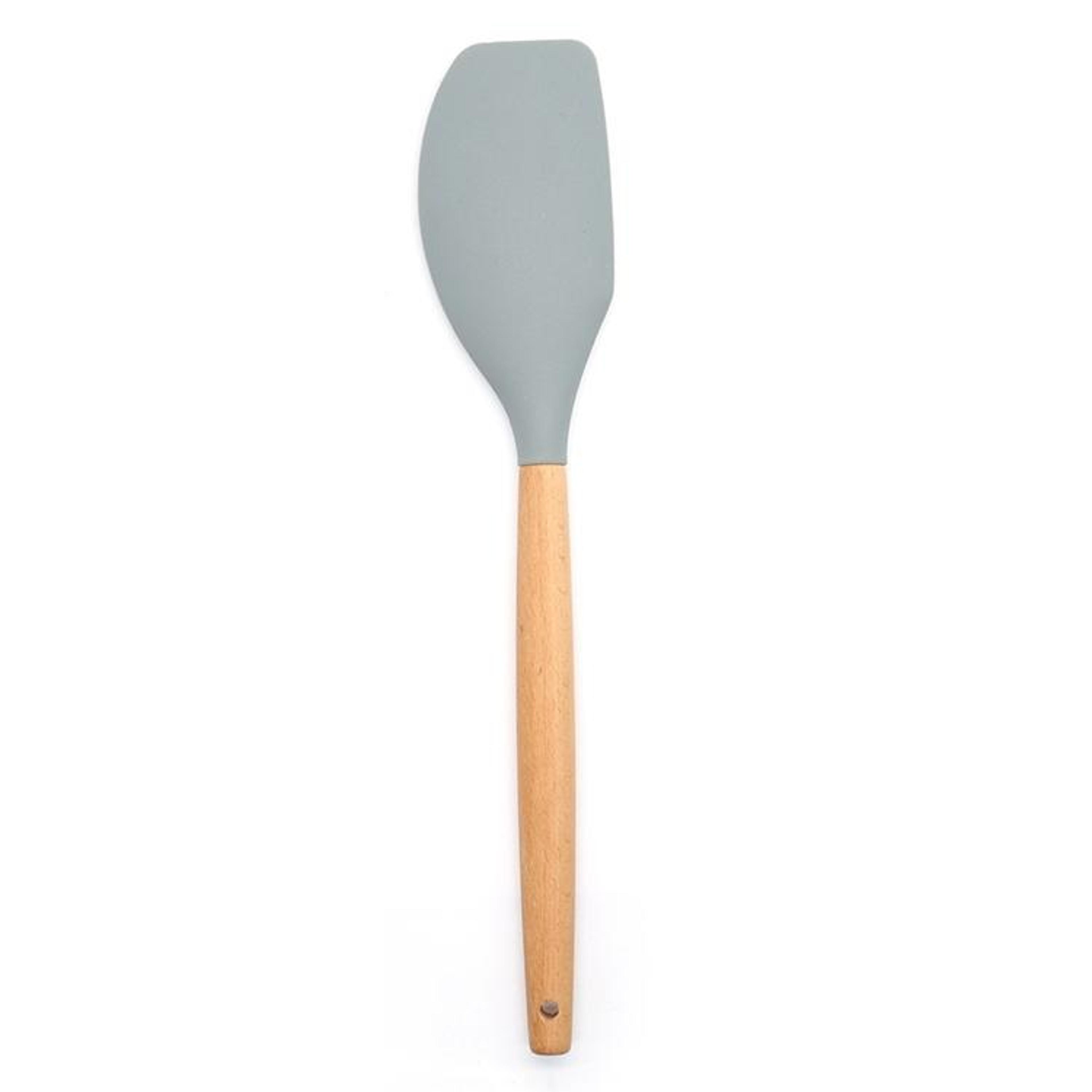 premium silicone spatula & cake scraper baking tool with mixing brush